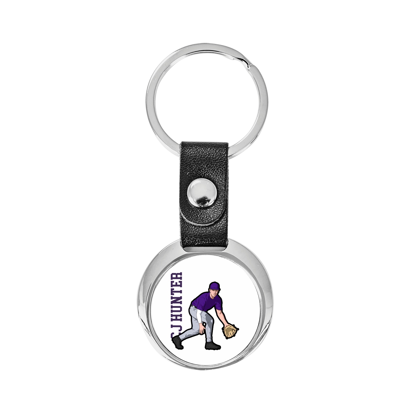 Key Chain — Name Vertical in Classic