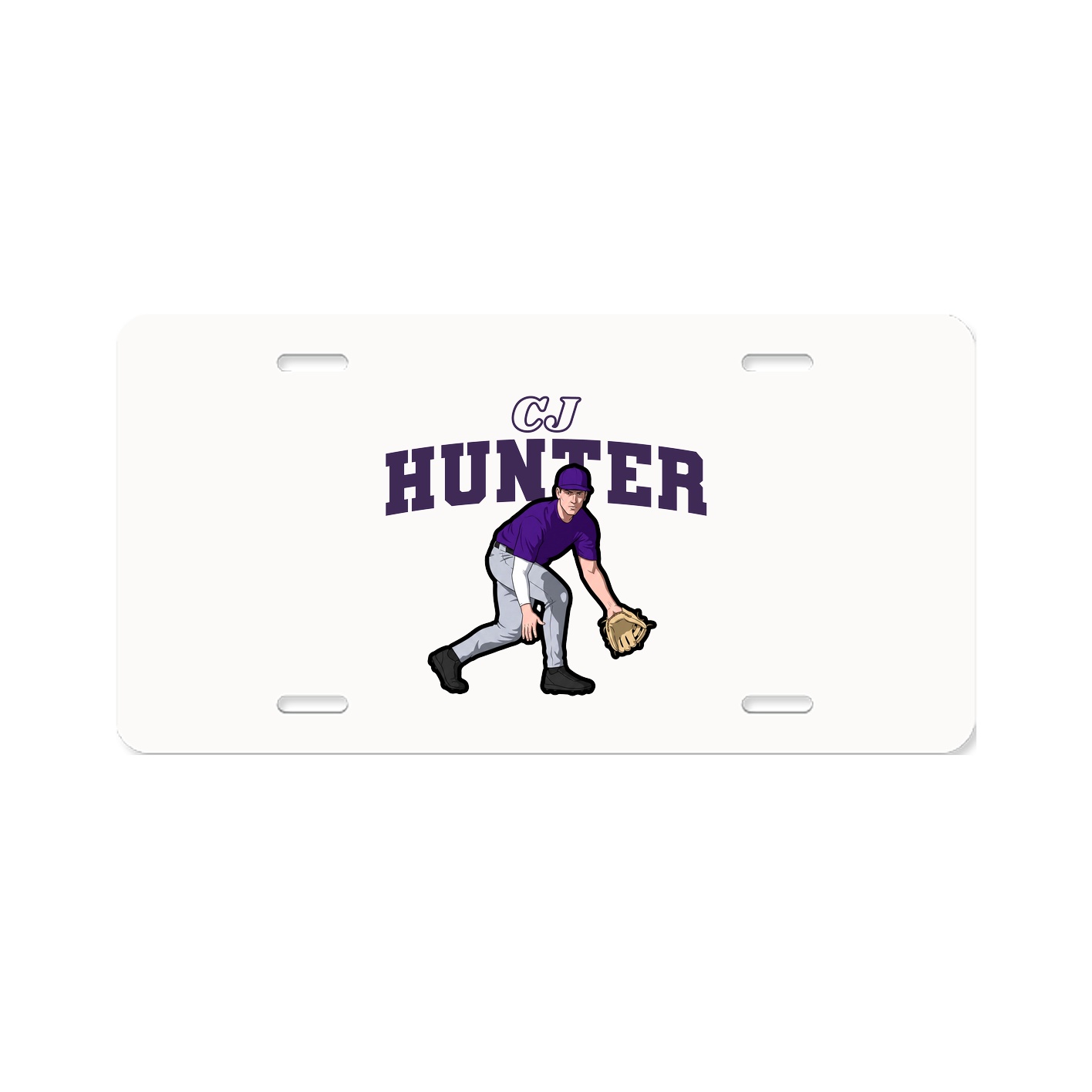 License Plate — Name Arch in Classic