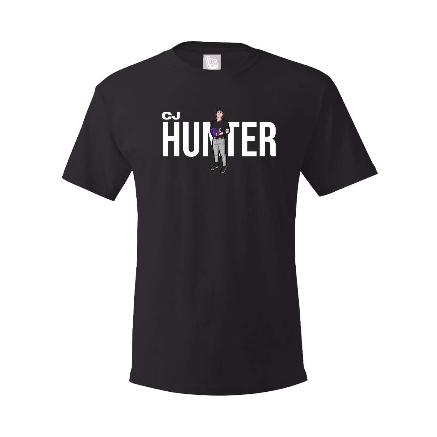 Youth Tee — Player Name in Black
