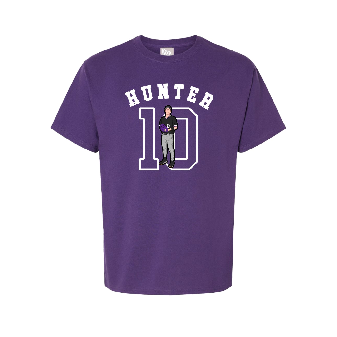 Youth Tee — Shirsey Arch in Purple