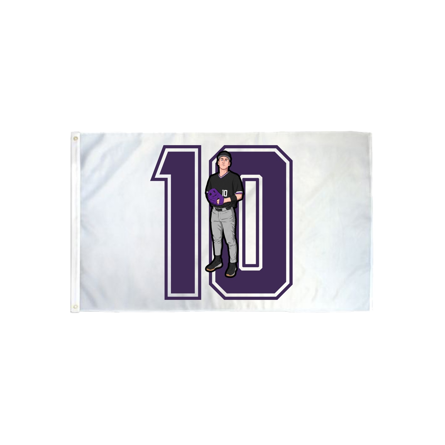 3x5 Flag — Number in Classic
