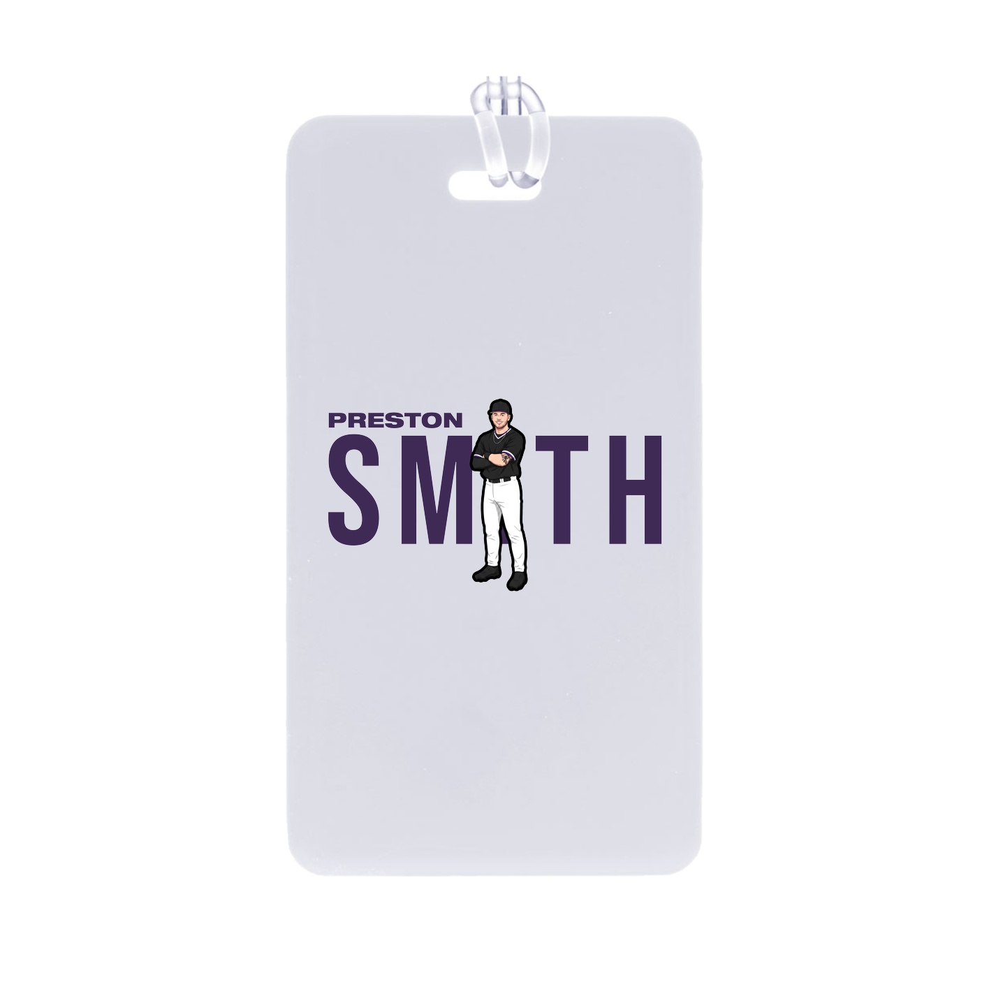 Bag Tag — Player Name in Classic