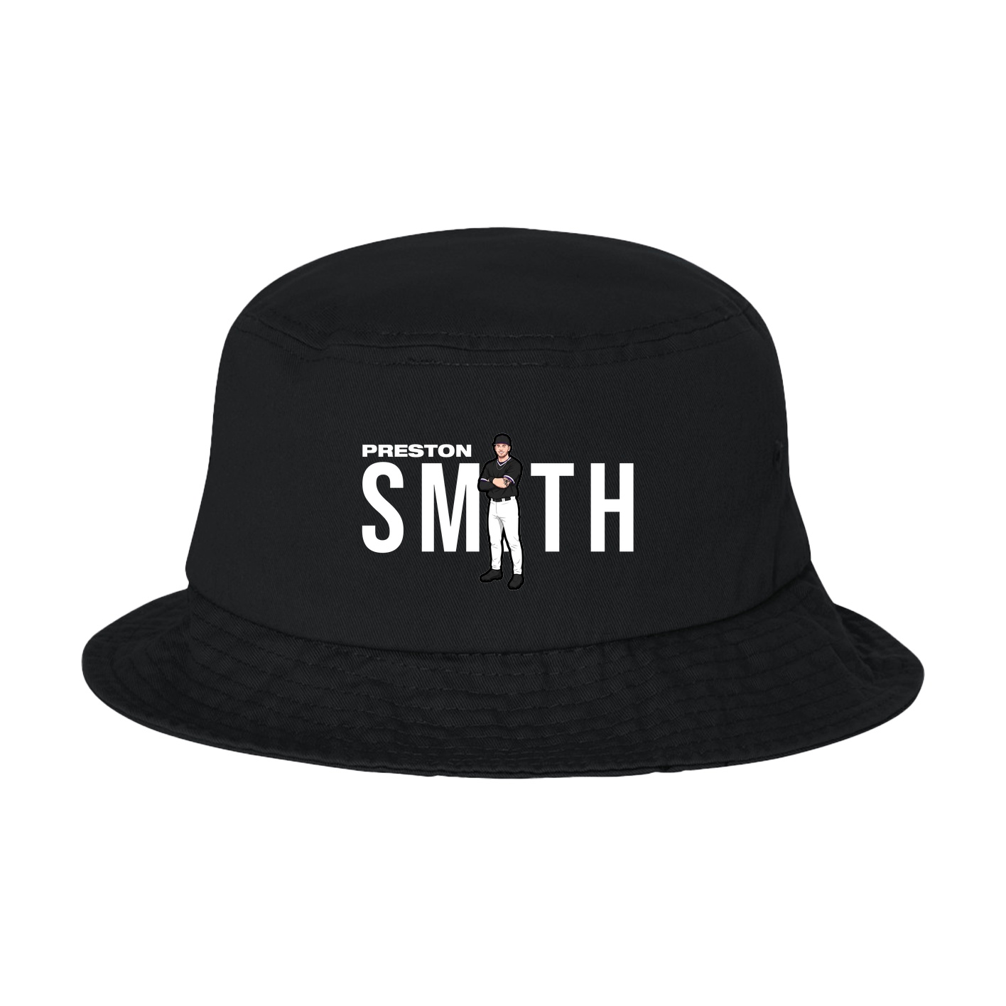 Bucket Cap — Player Name in Black