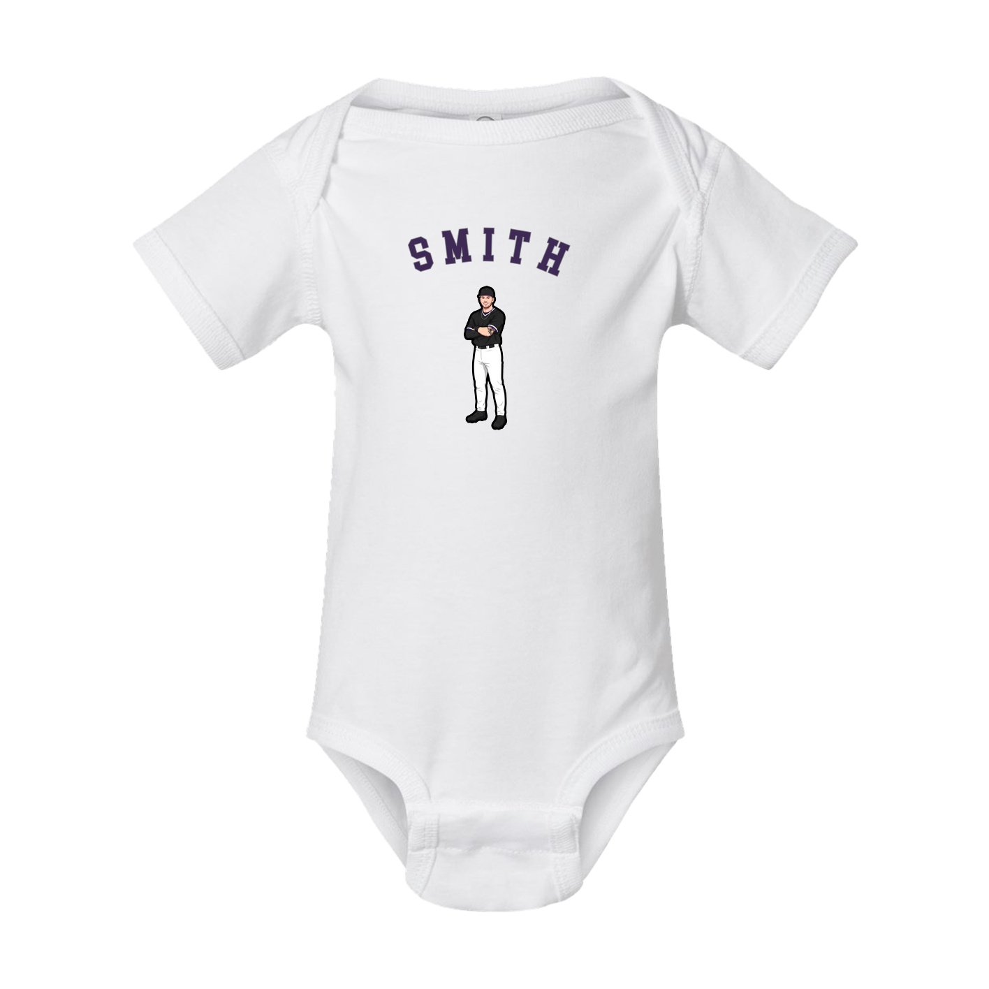Baby Onesie — Shirsey Arch in White