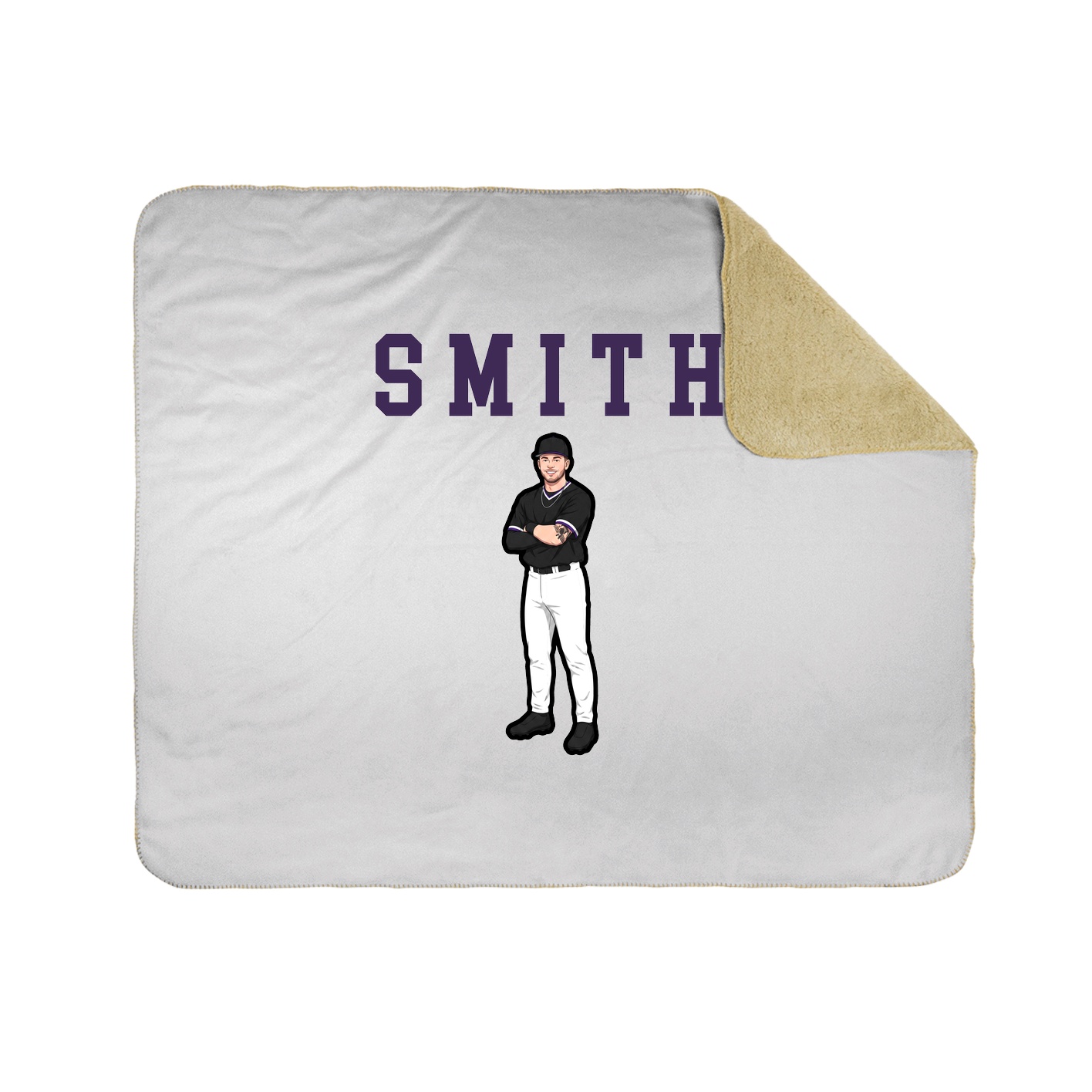 Throw Blanket — Shirsey in White