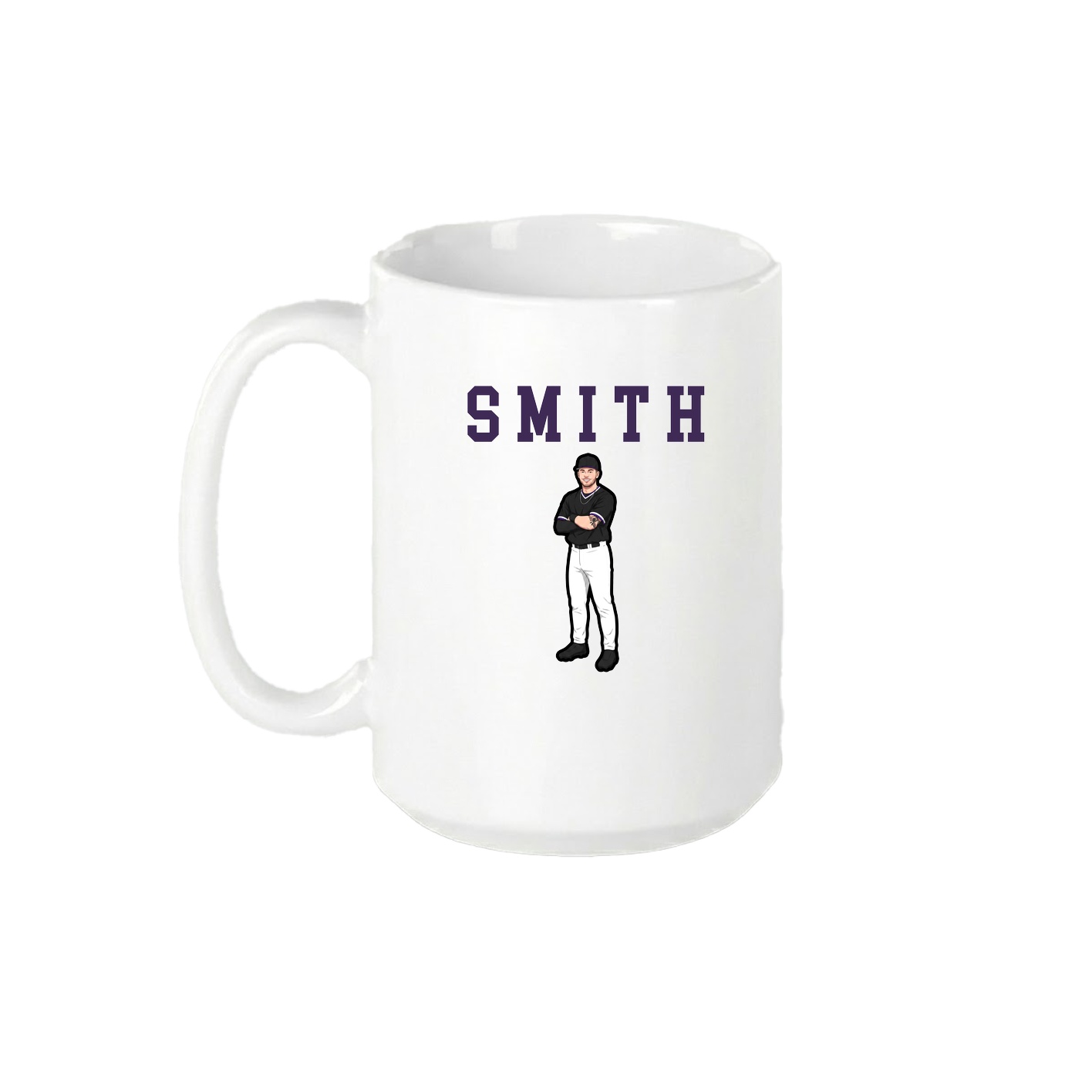 15oz Coffee Mug — Shirsey in White