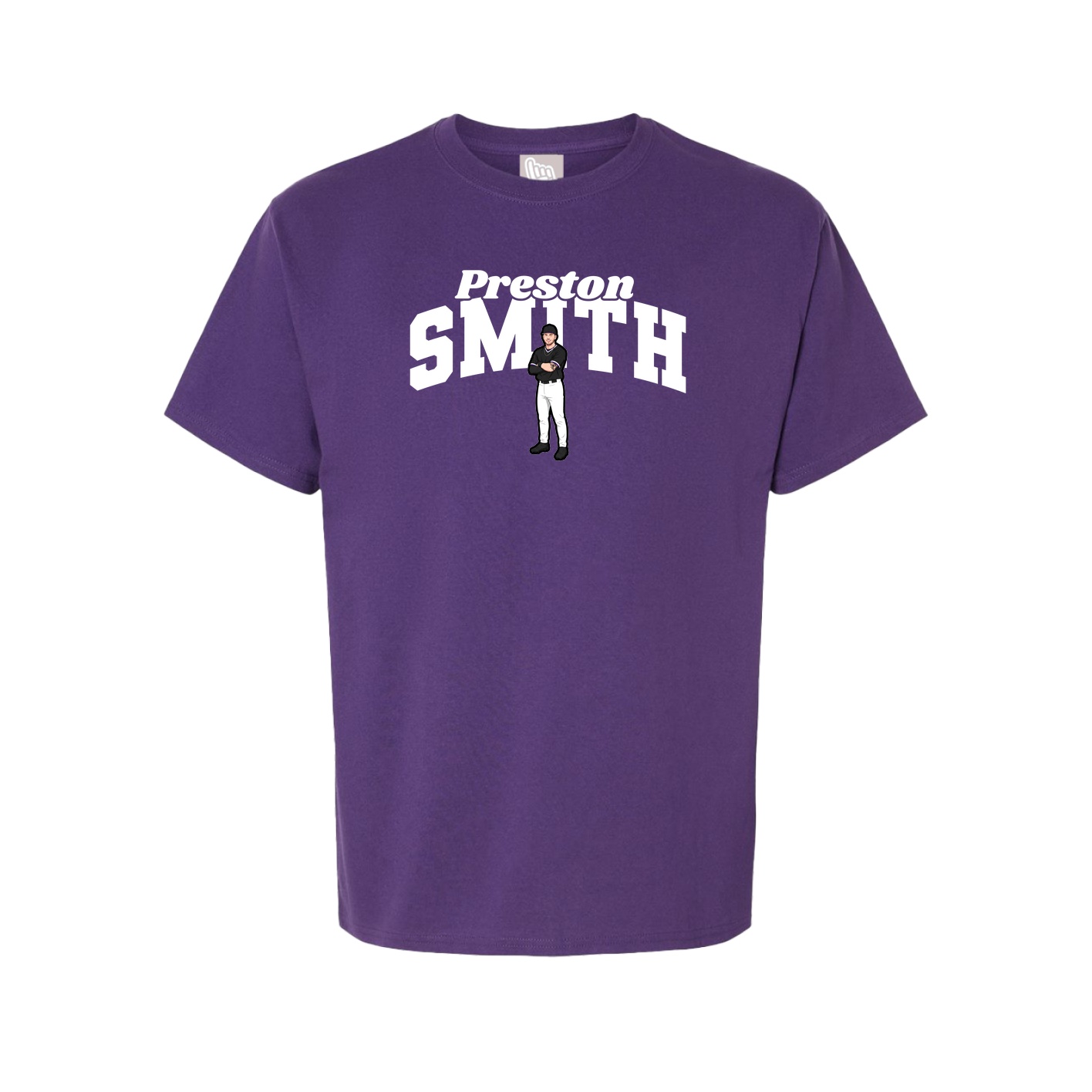 Youth Tee — Signature Arch in Purple