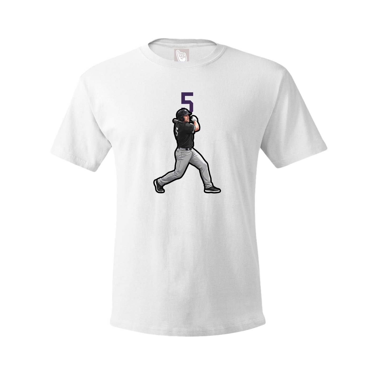Tee — Number Top in White
