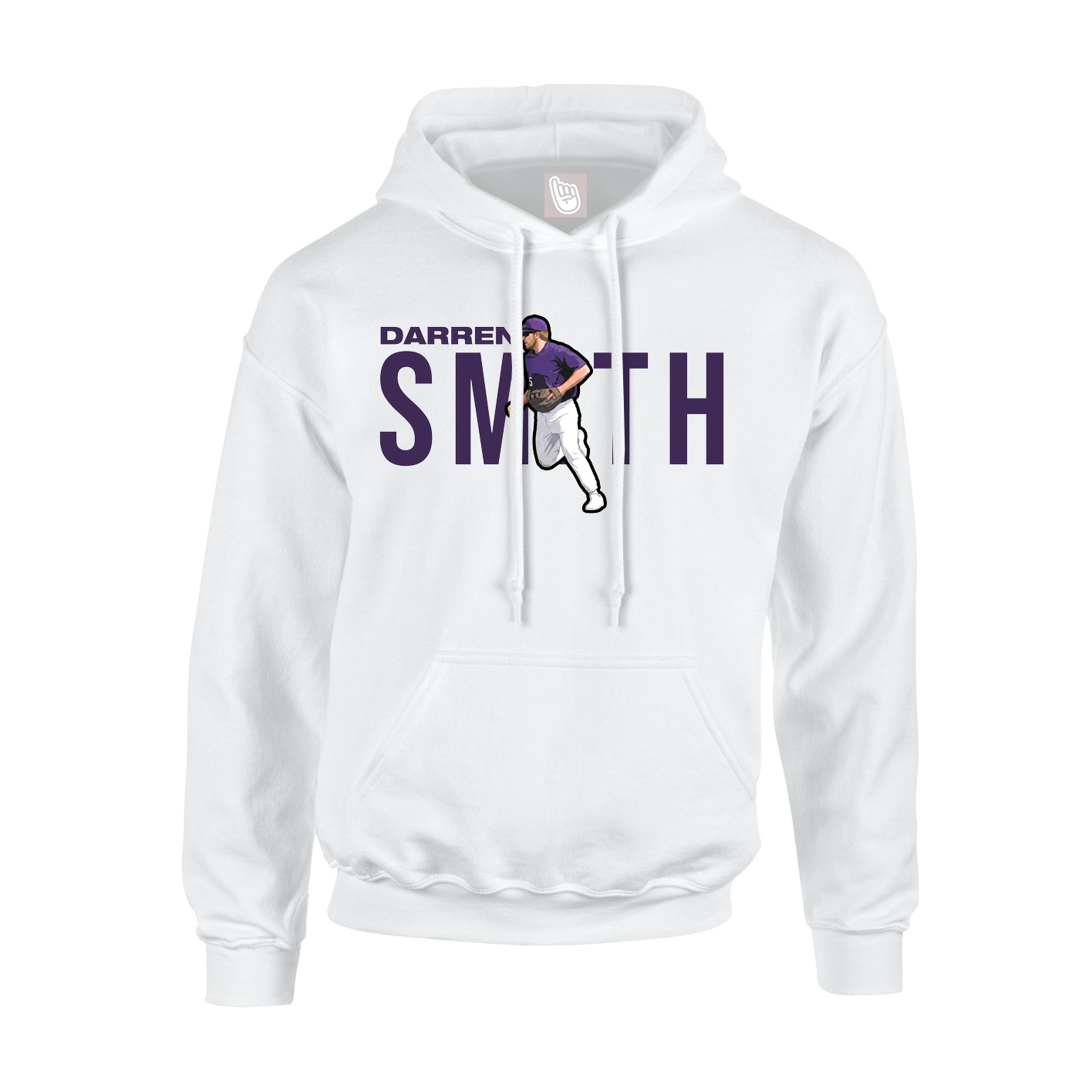 Hoodie — Player Name in White