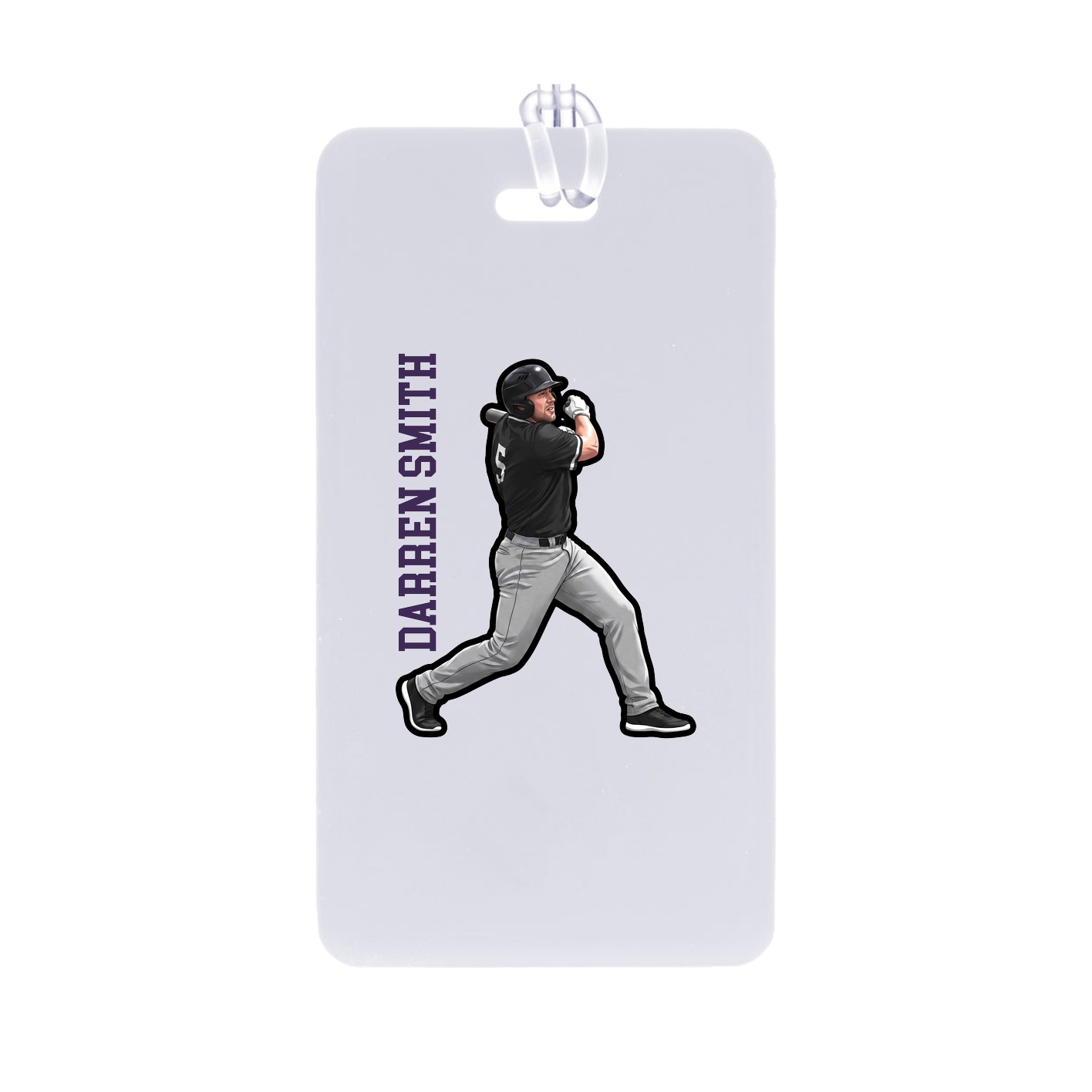Bag Tag — Name Vertical in Classic