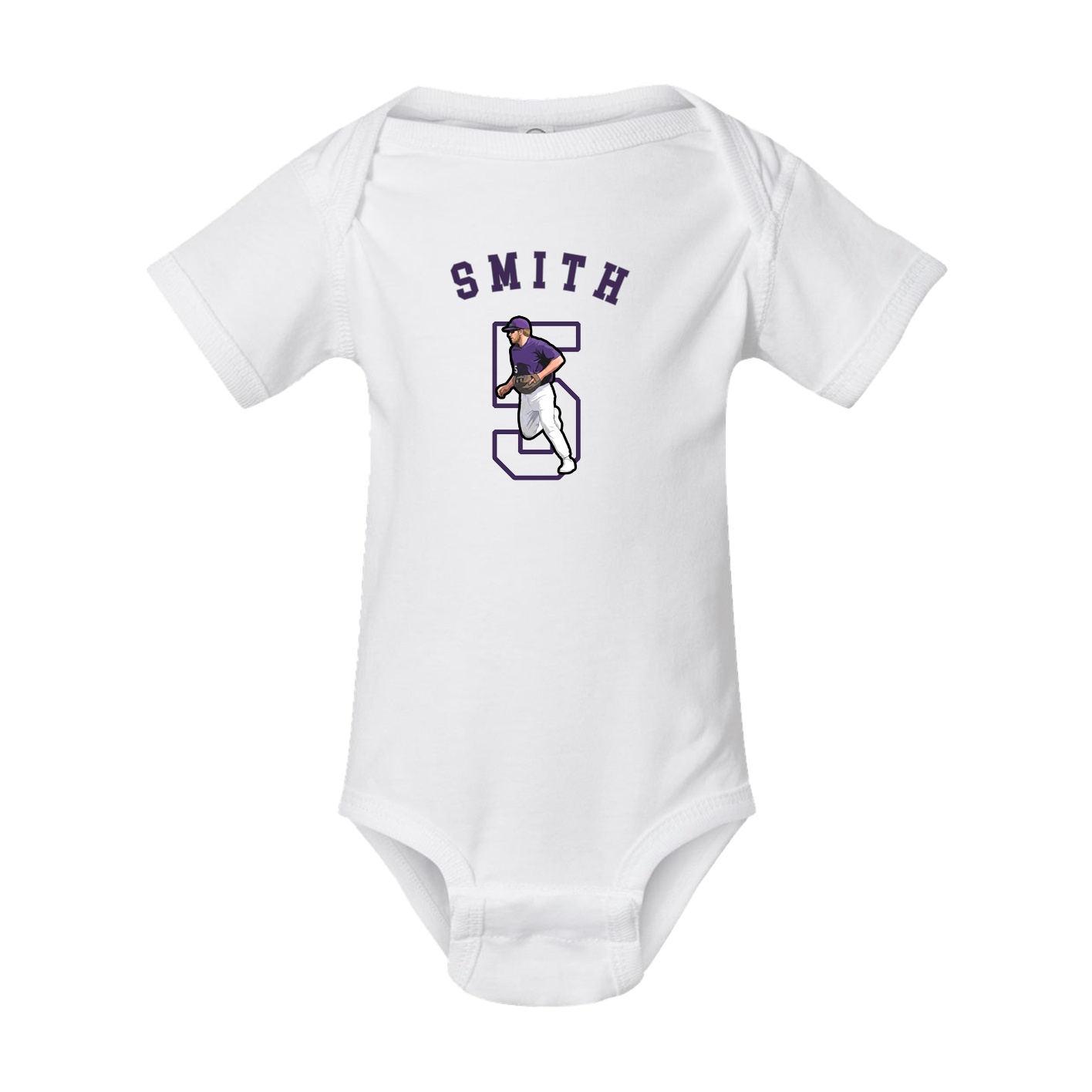 Baby Onesie — Shirsey Arch in White