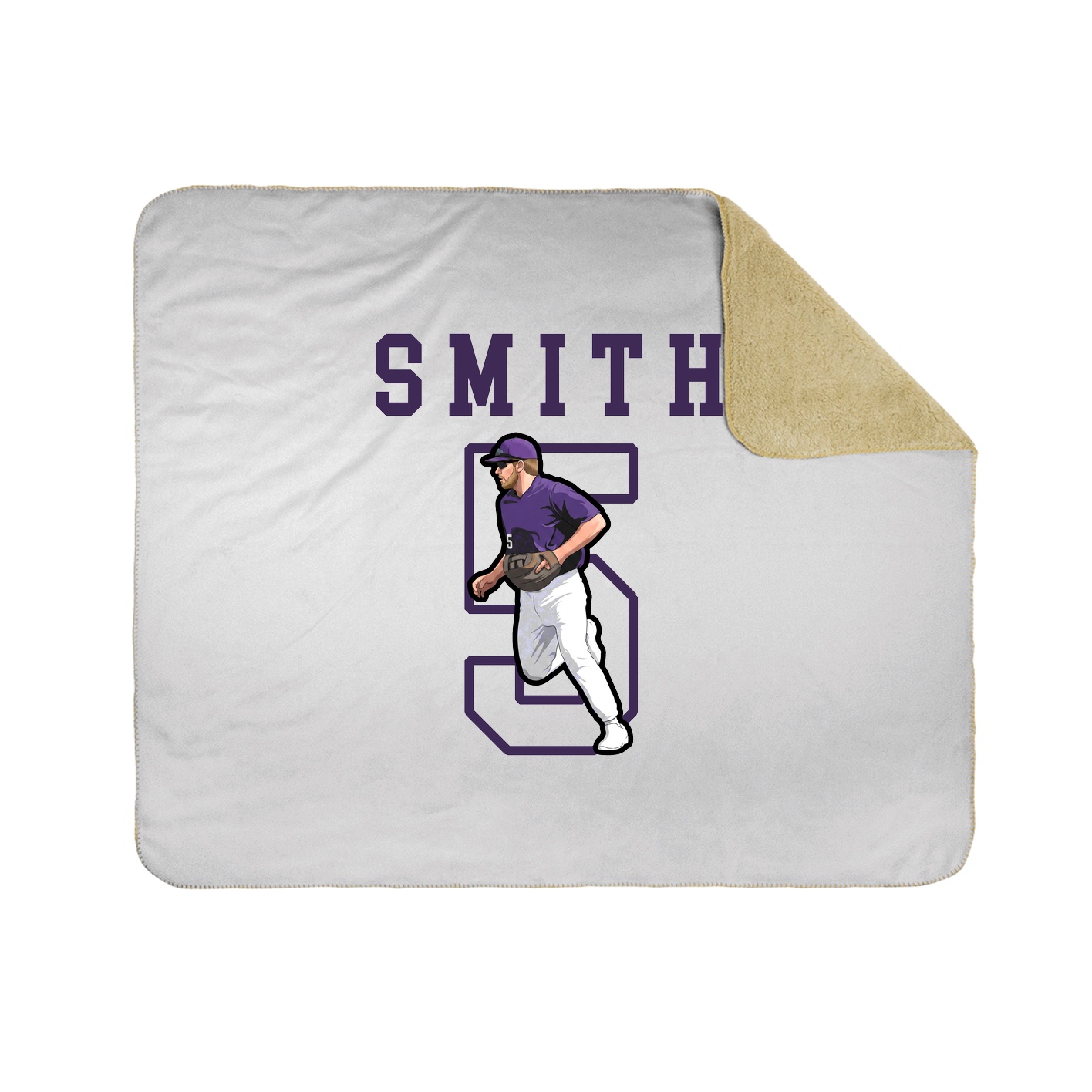 Throw Blanket — Shirsey in White