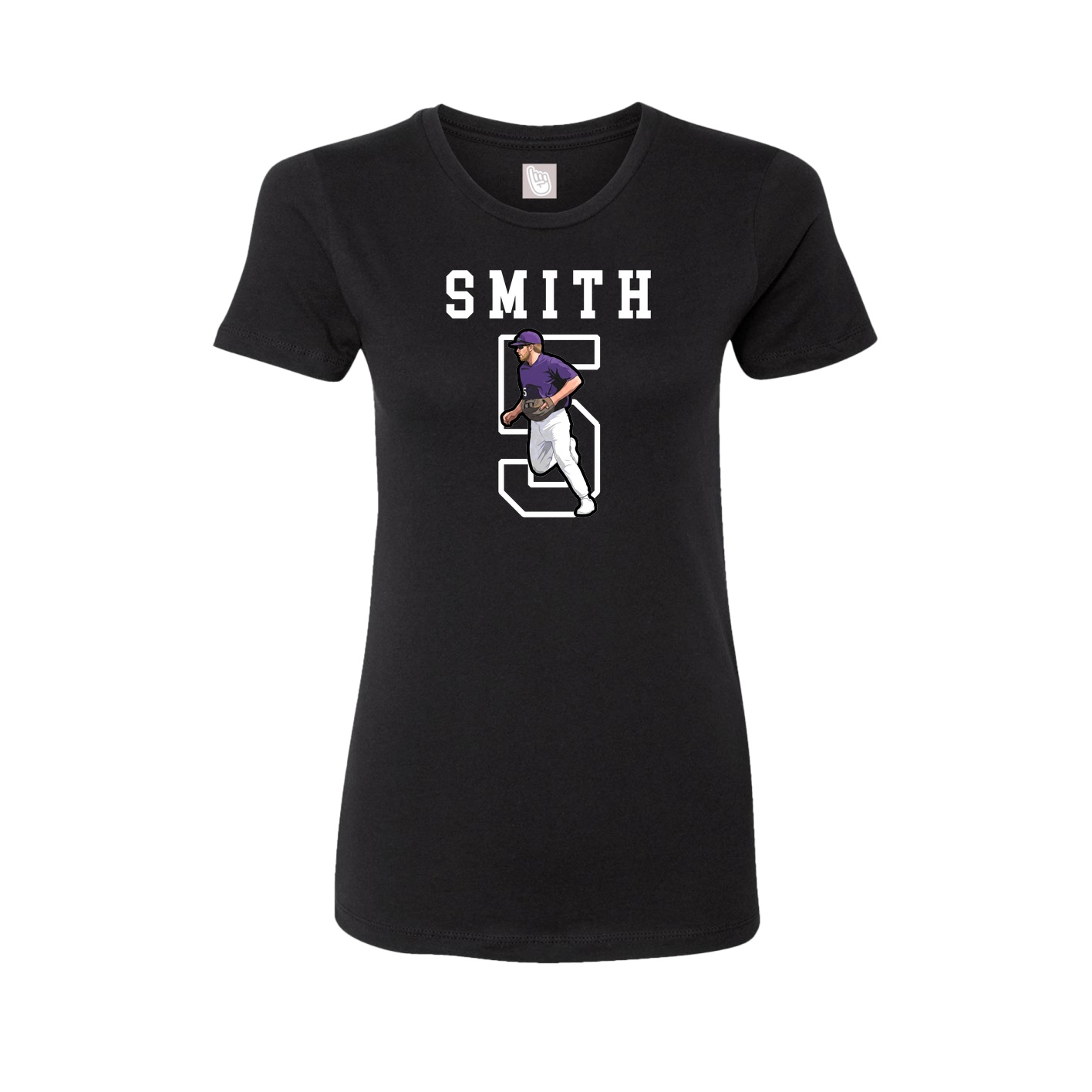 Fitted Women's Tee — Shirsey in Black