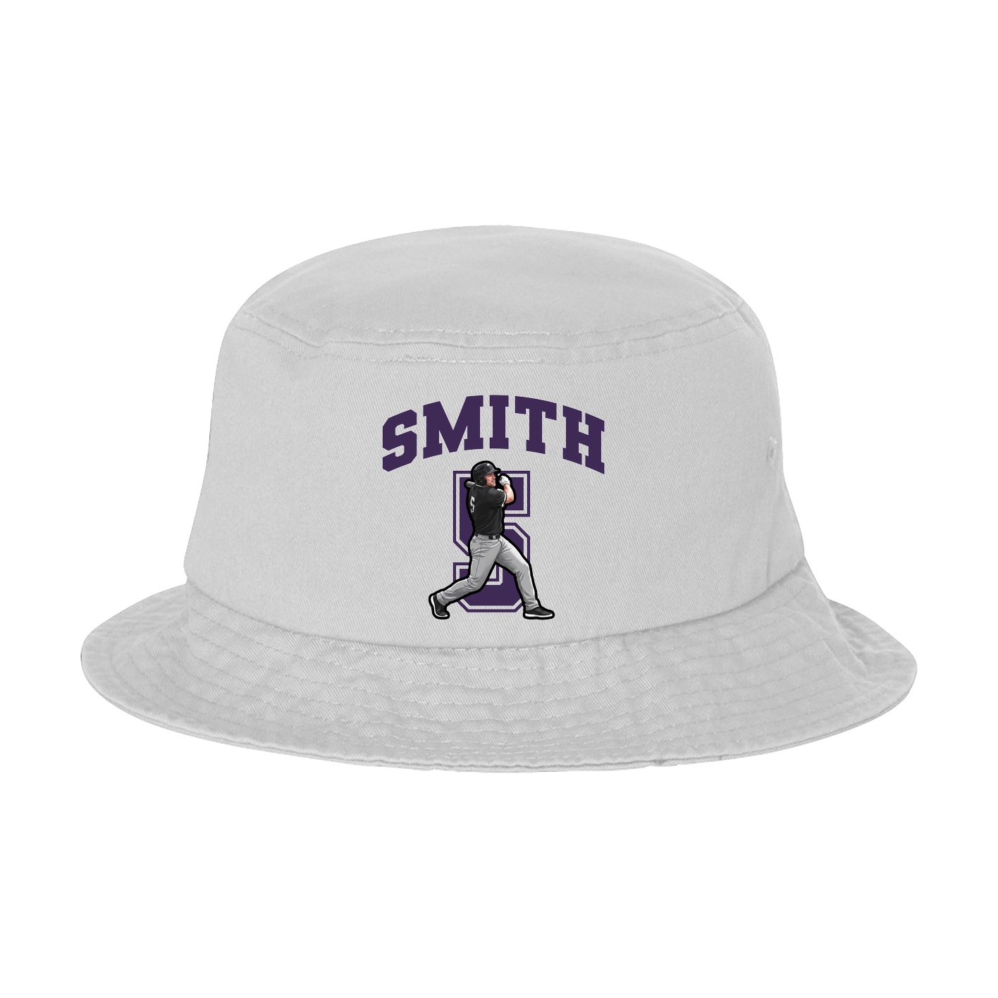 Bucket Cap — Number in White