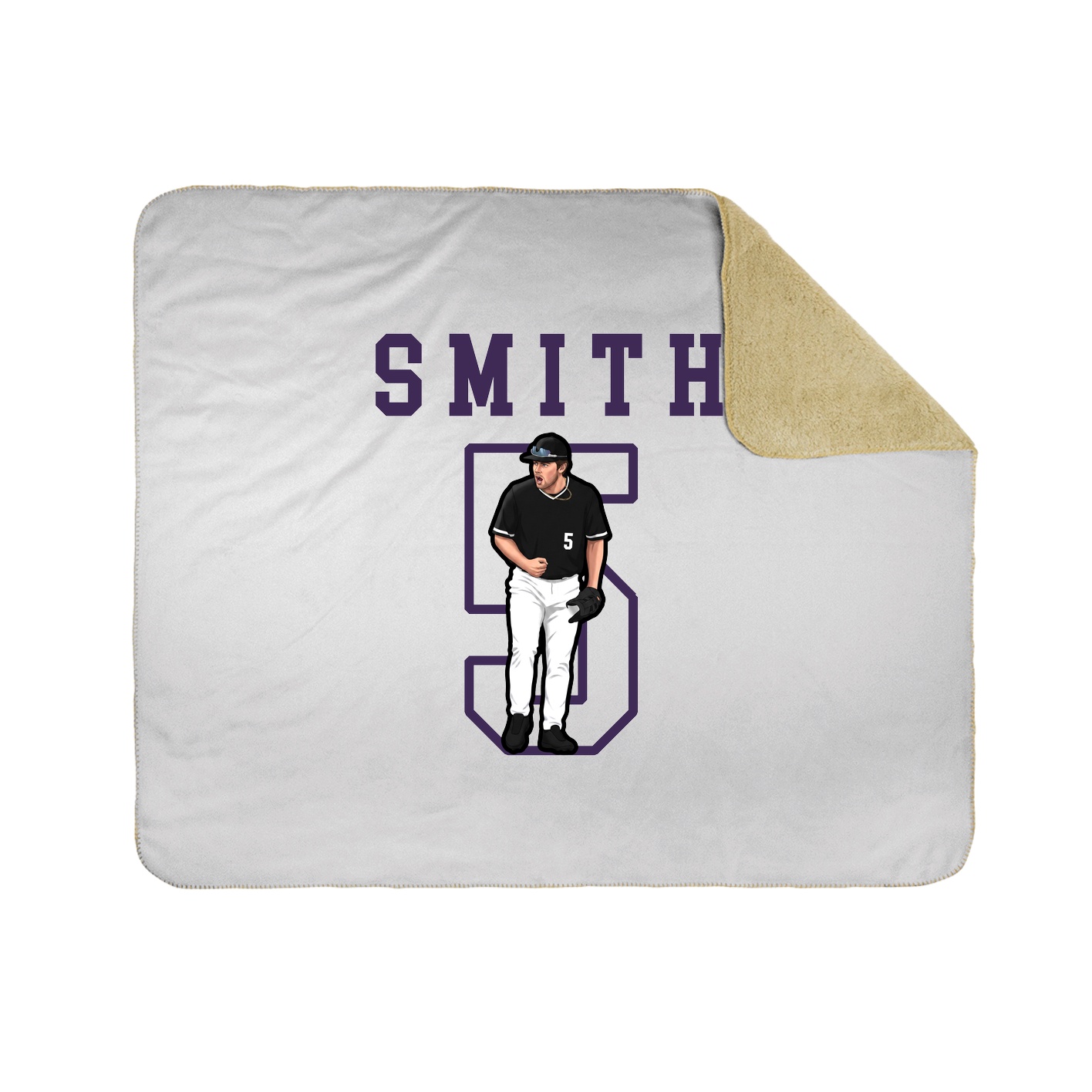Throw Blanket — Shirsey in White