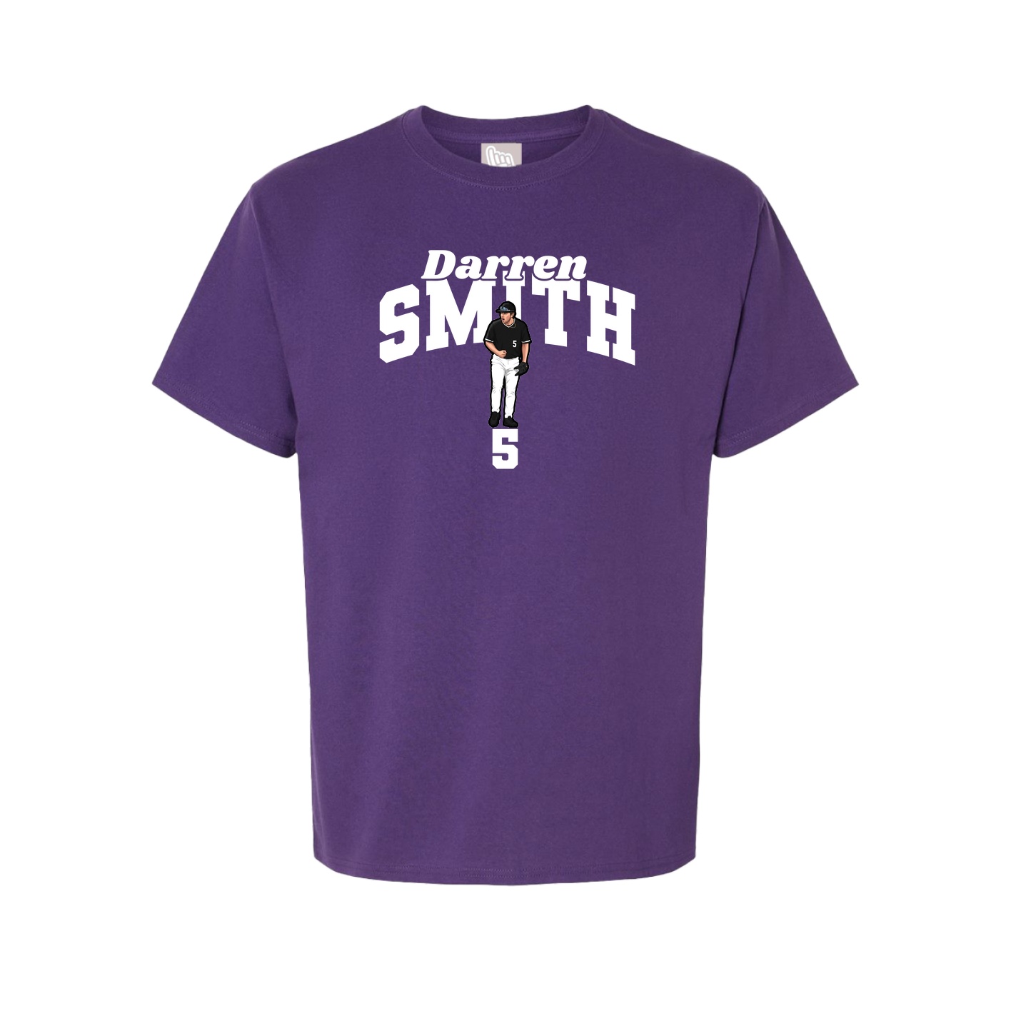 Youth Tee — Signature Arch in Purple