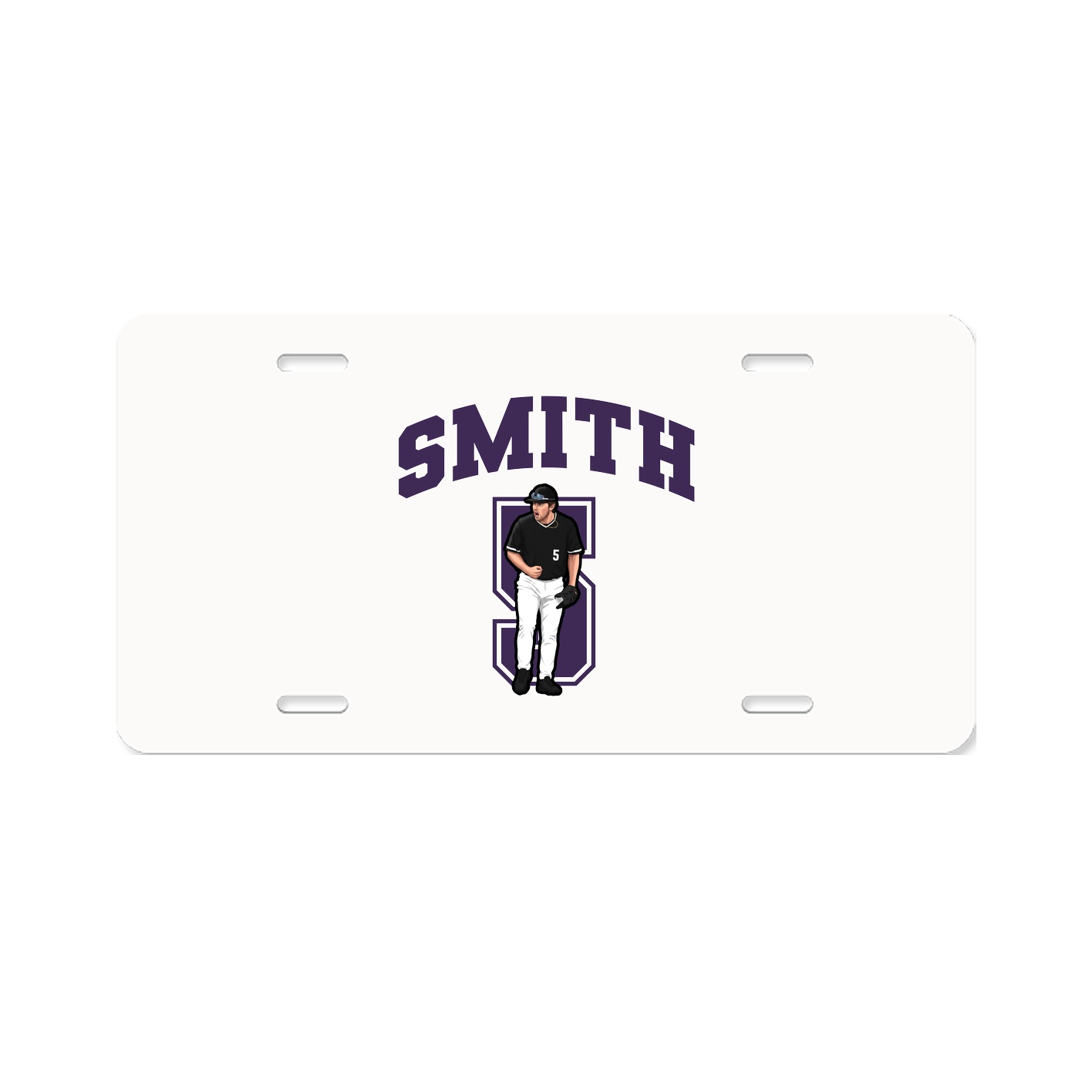 License Plate — Number in Classic