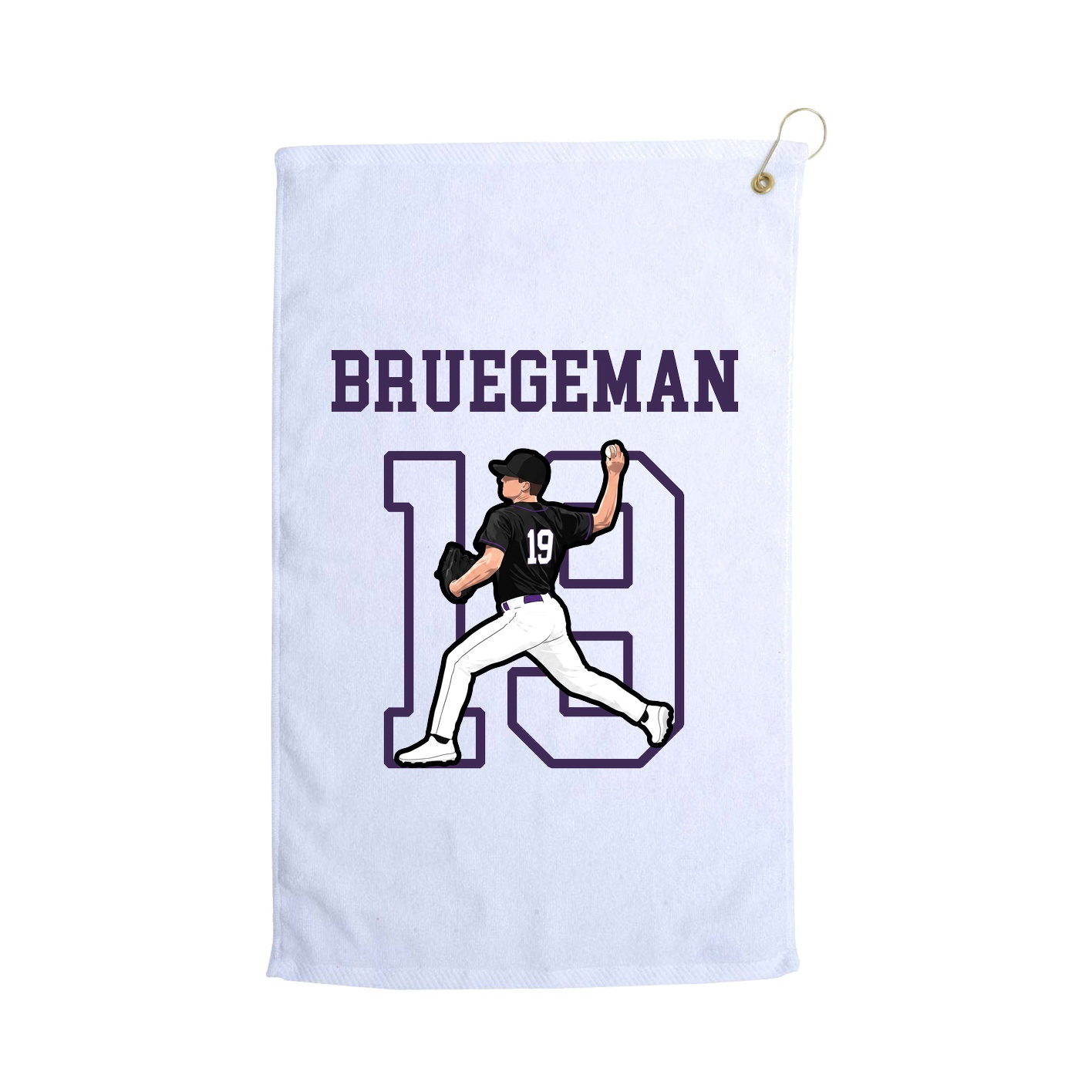 Golf Towel — Shirsey in White