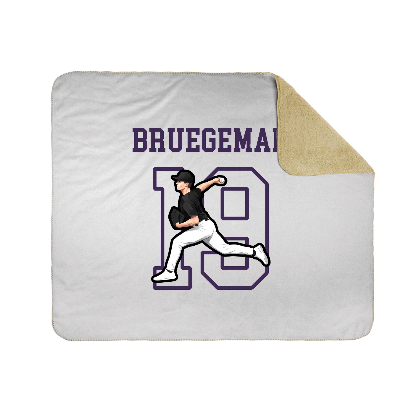 Throw Blanket — Shirsey in White