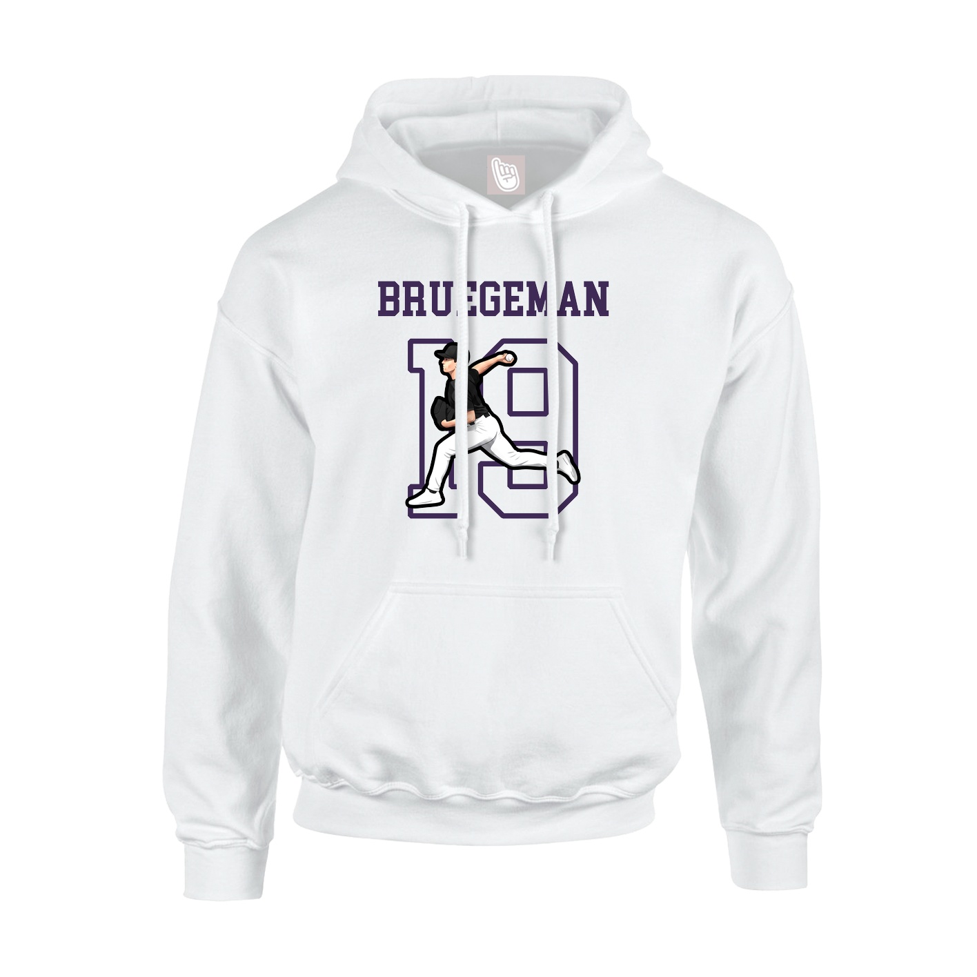 Hoodie — Shirsey in White