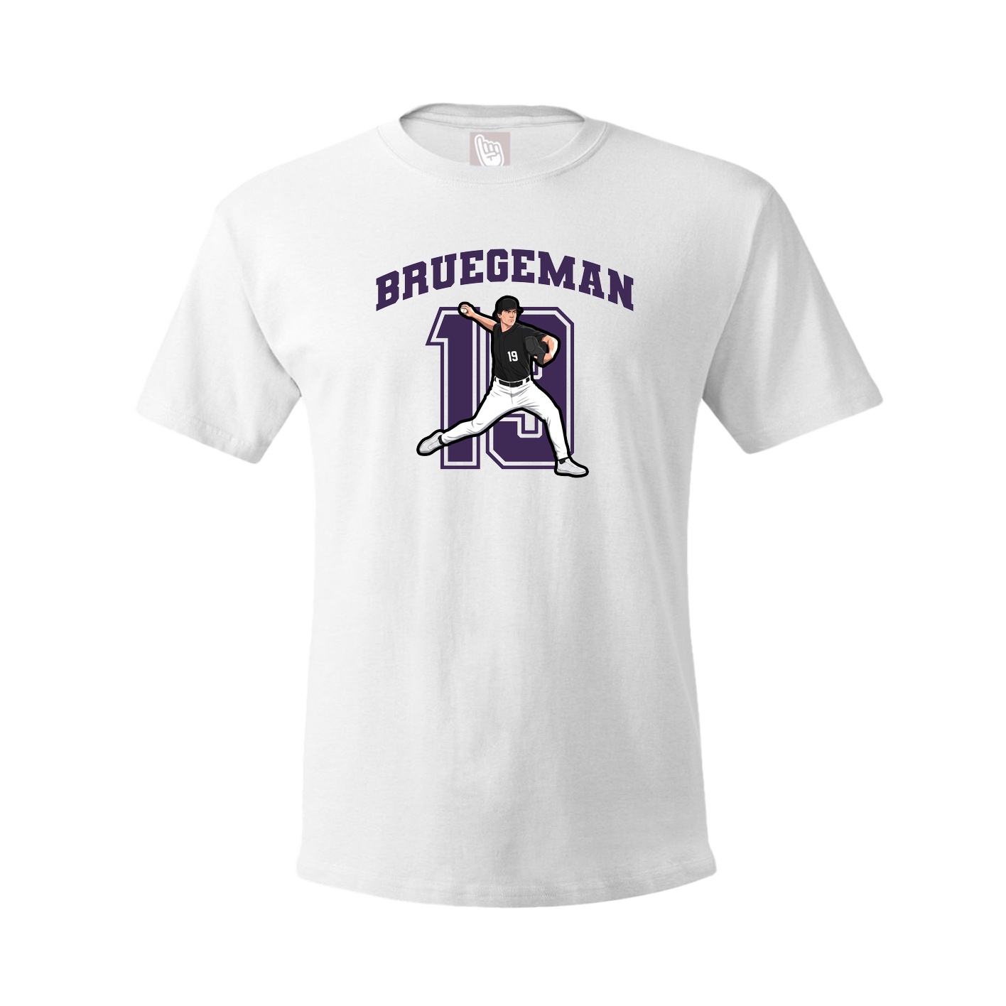 Tee — Number in White
