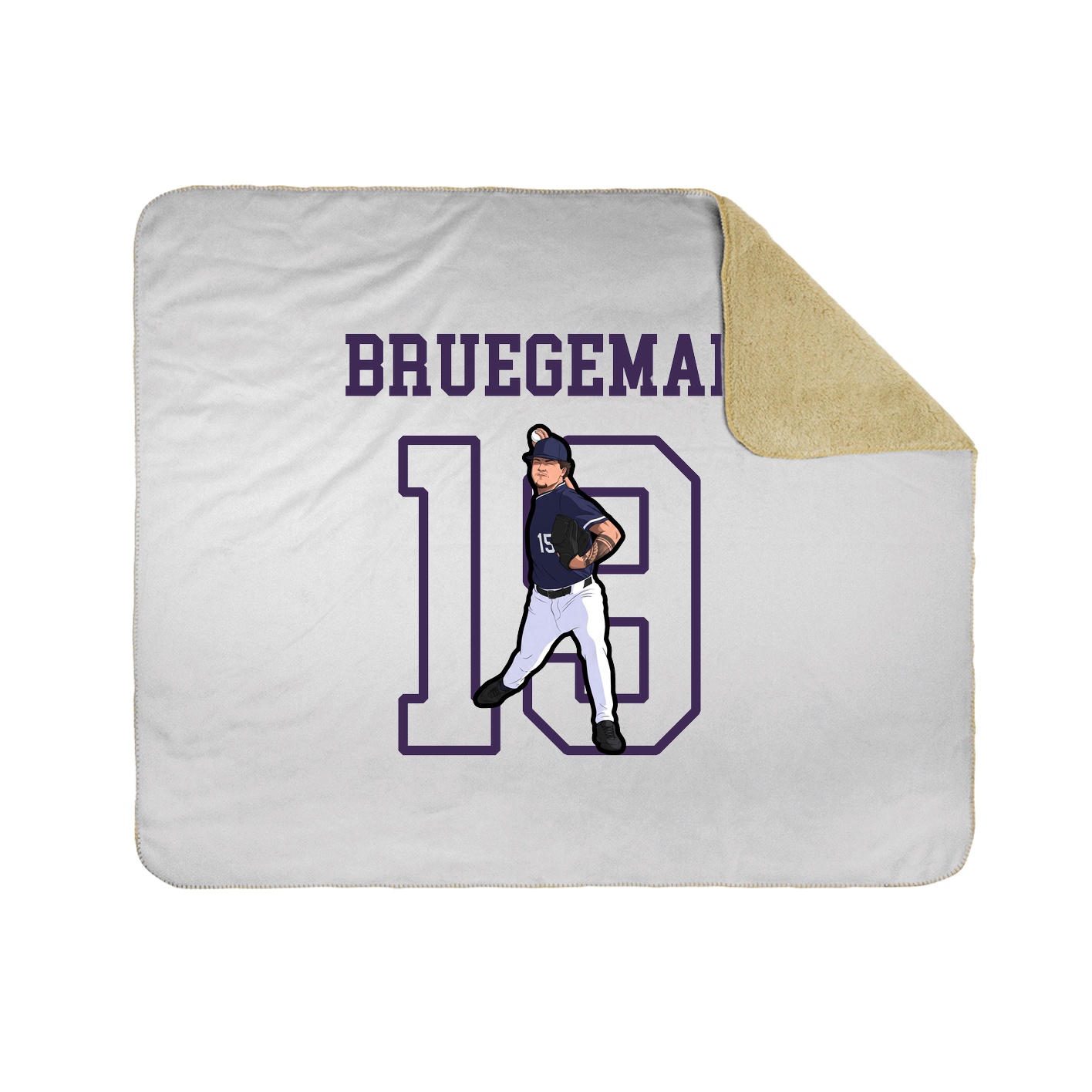 Throw Blanket — Shirsey in White