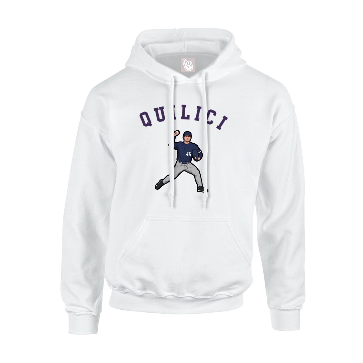 Youth Hoodie — Shirsey Arch in White