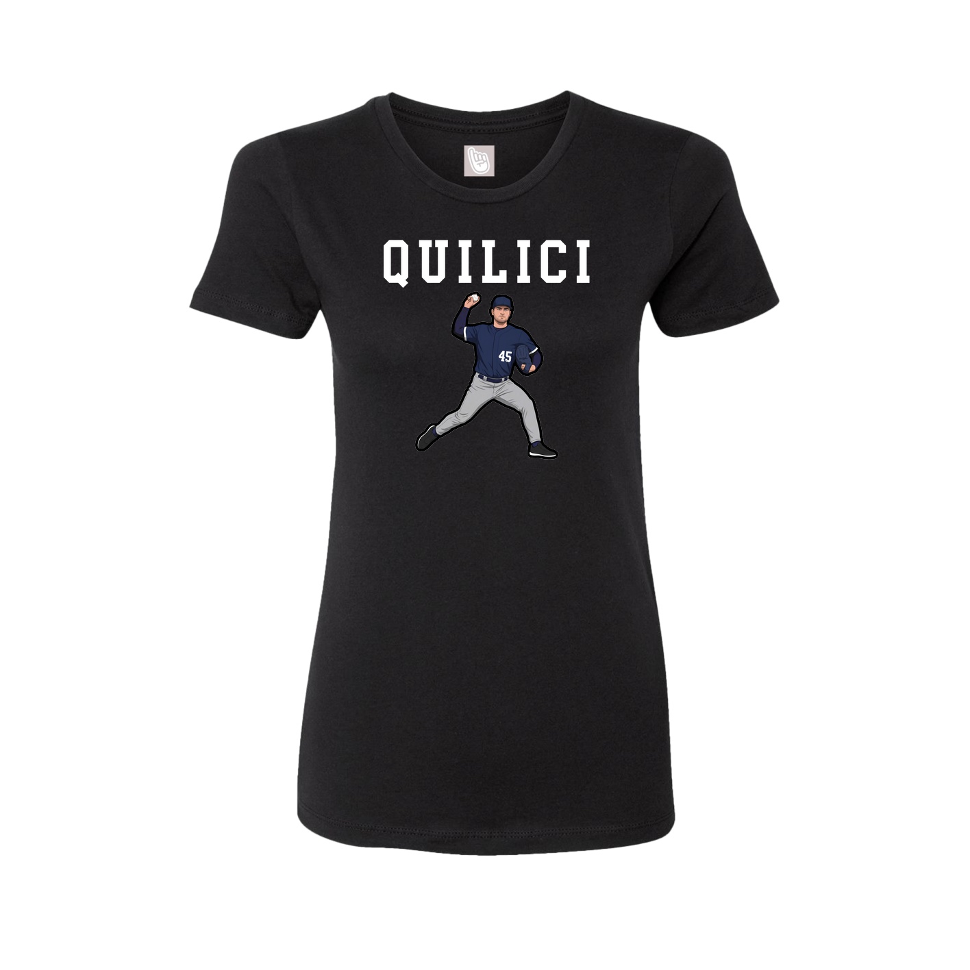 Fitted Women's Tee — Shirsey in Black