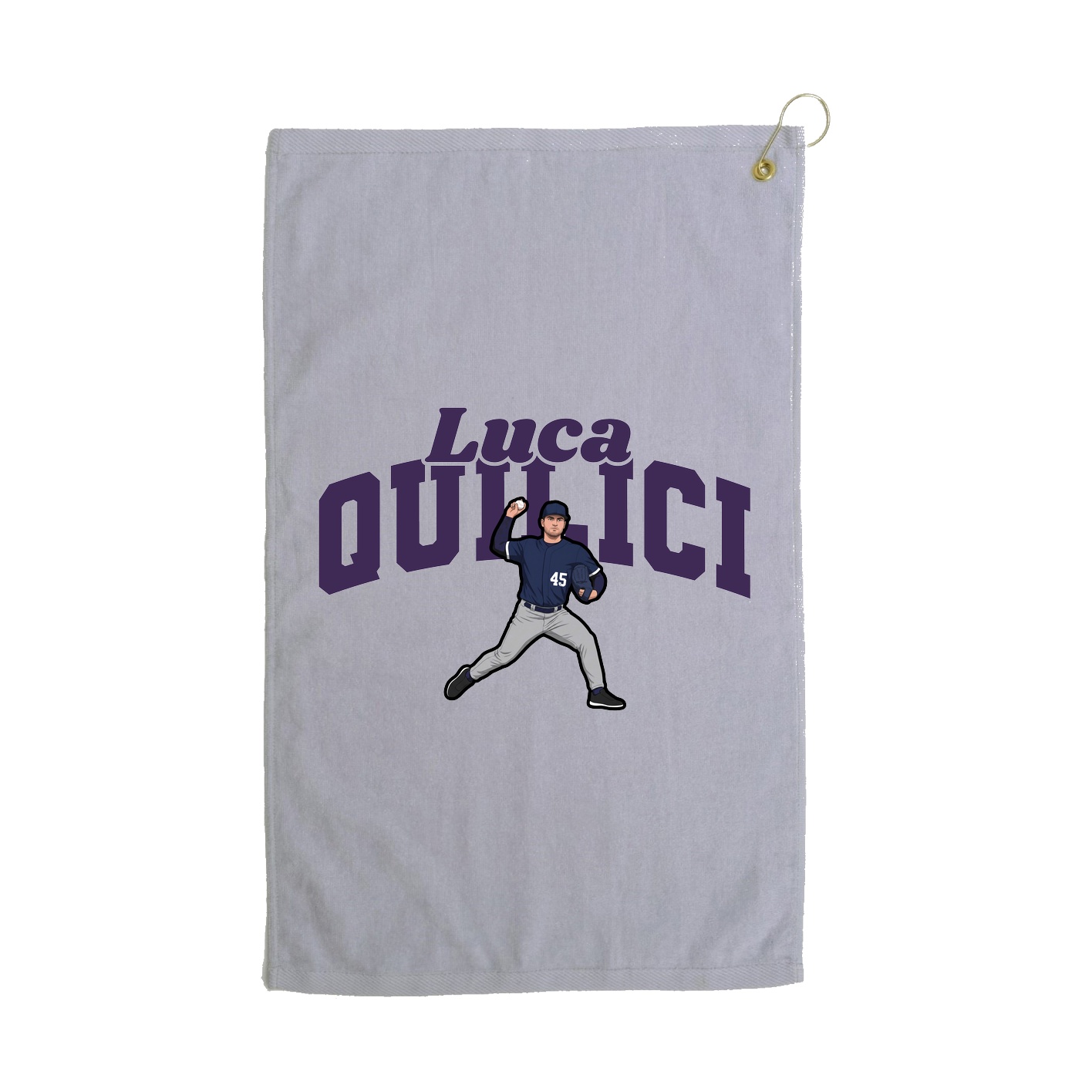 Golf Towel — Signature Arch in Grey