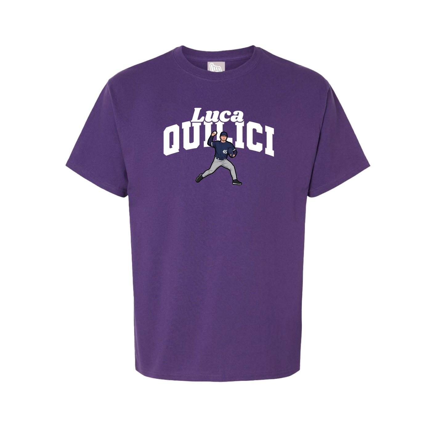 Tee — Signature Arch in Purple