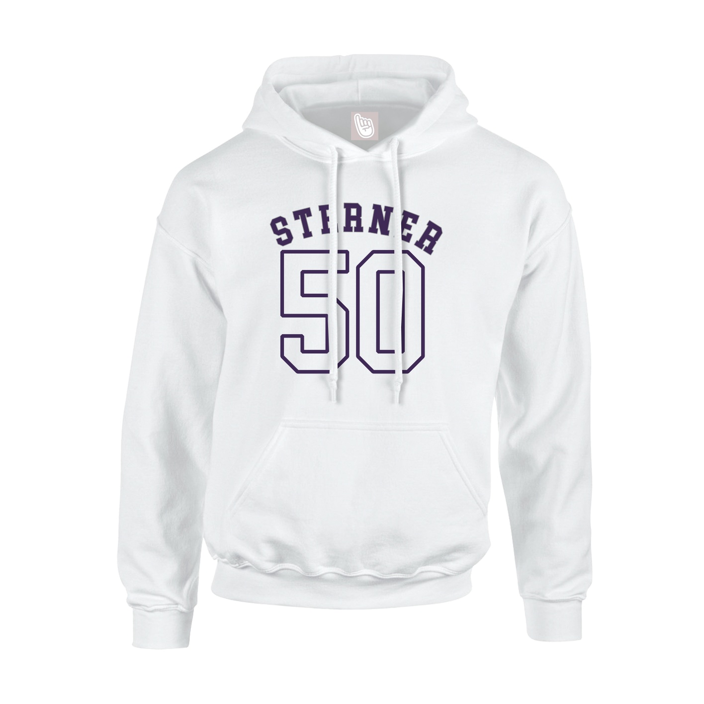Hoodie — Shirsey Arch in White