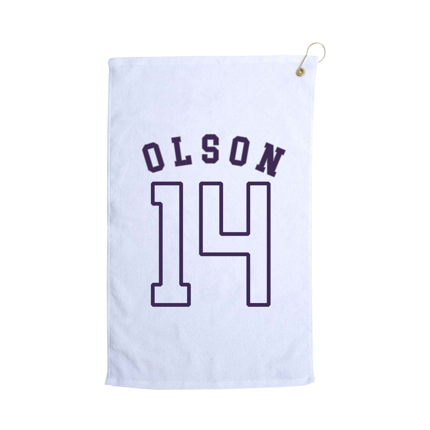 Golf Towel — Shirsey Arch in White