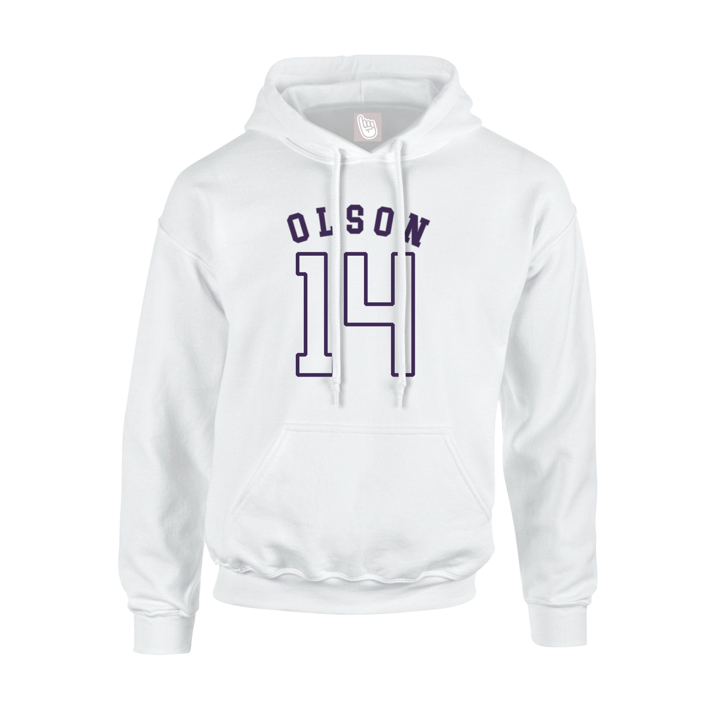 Hoodie — Shirsey Arch in White