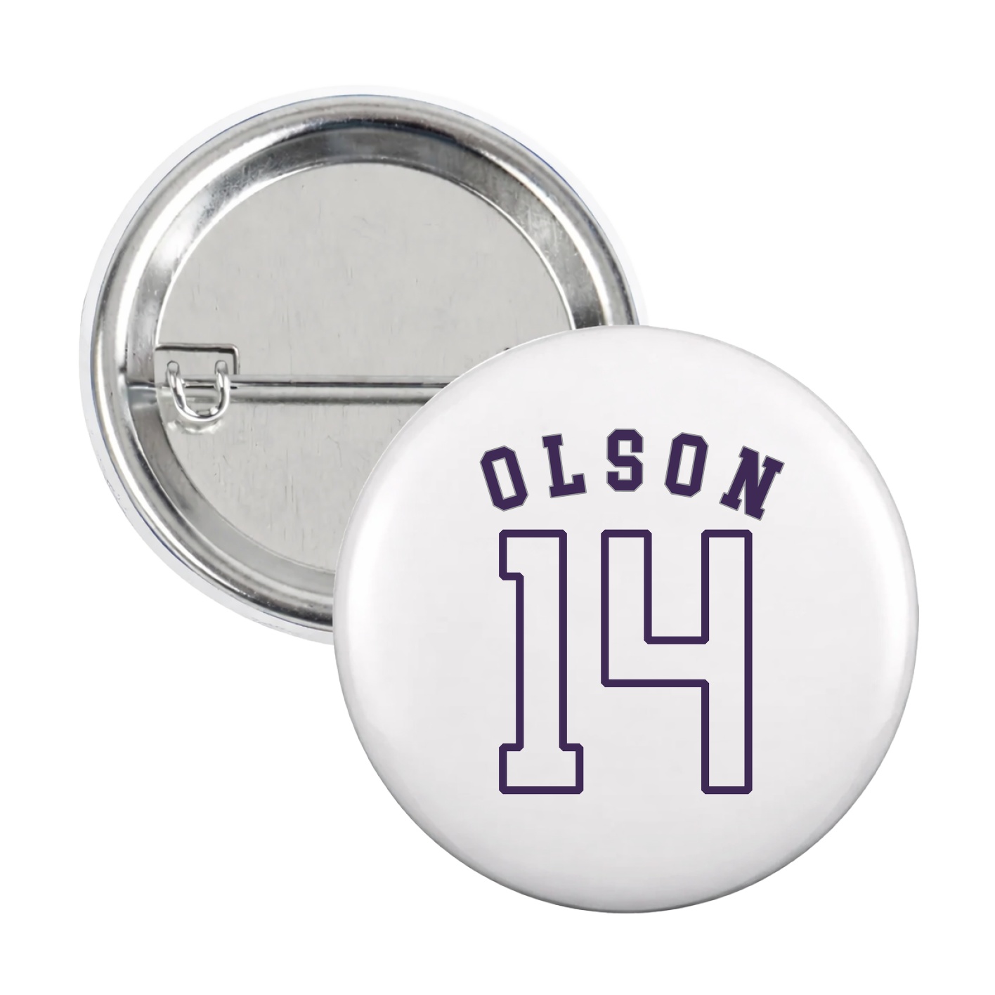 Game Day Button — Shirsey Arch in White