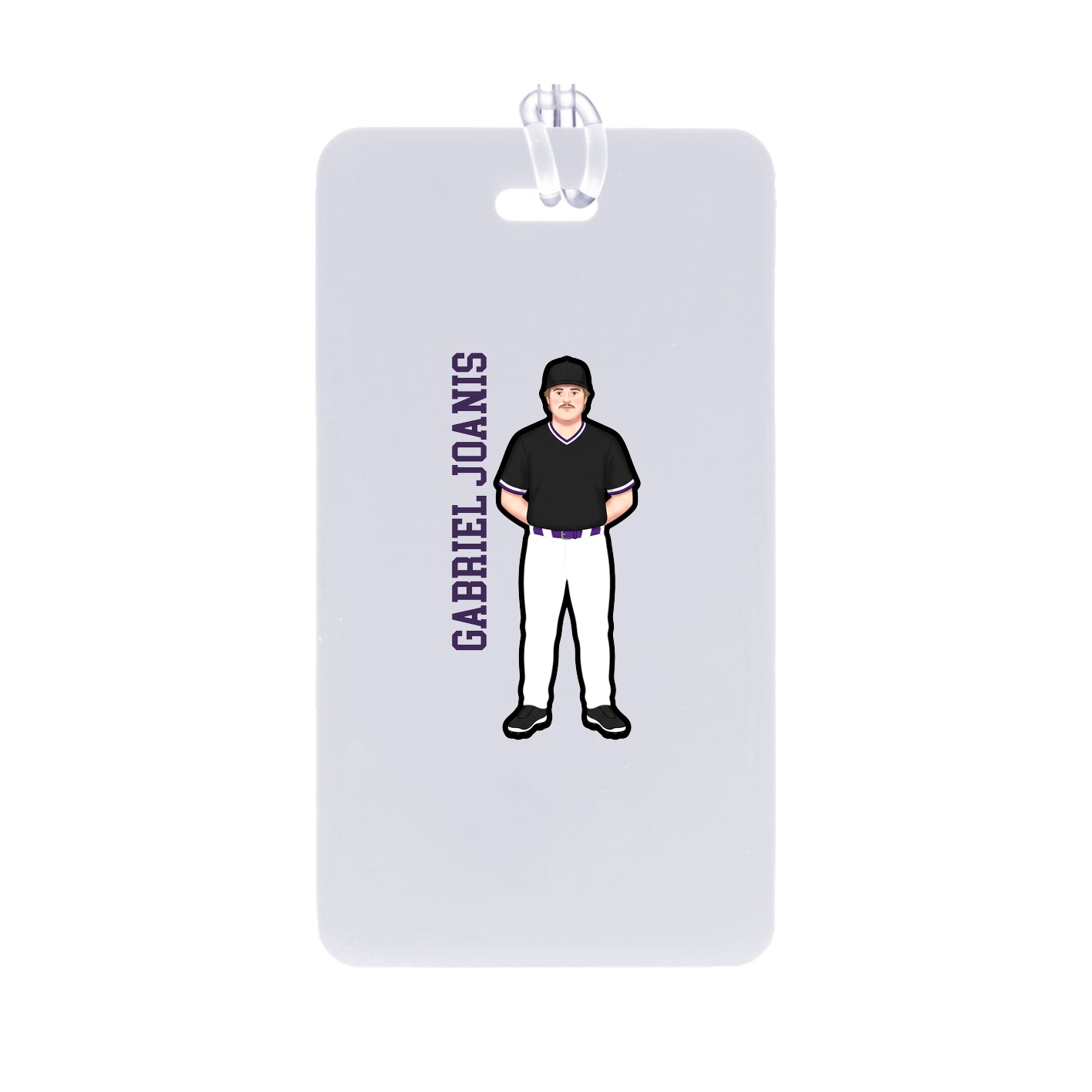 Bag Tag — Name Vertical in Classic