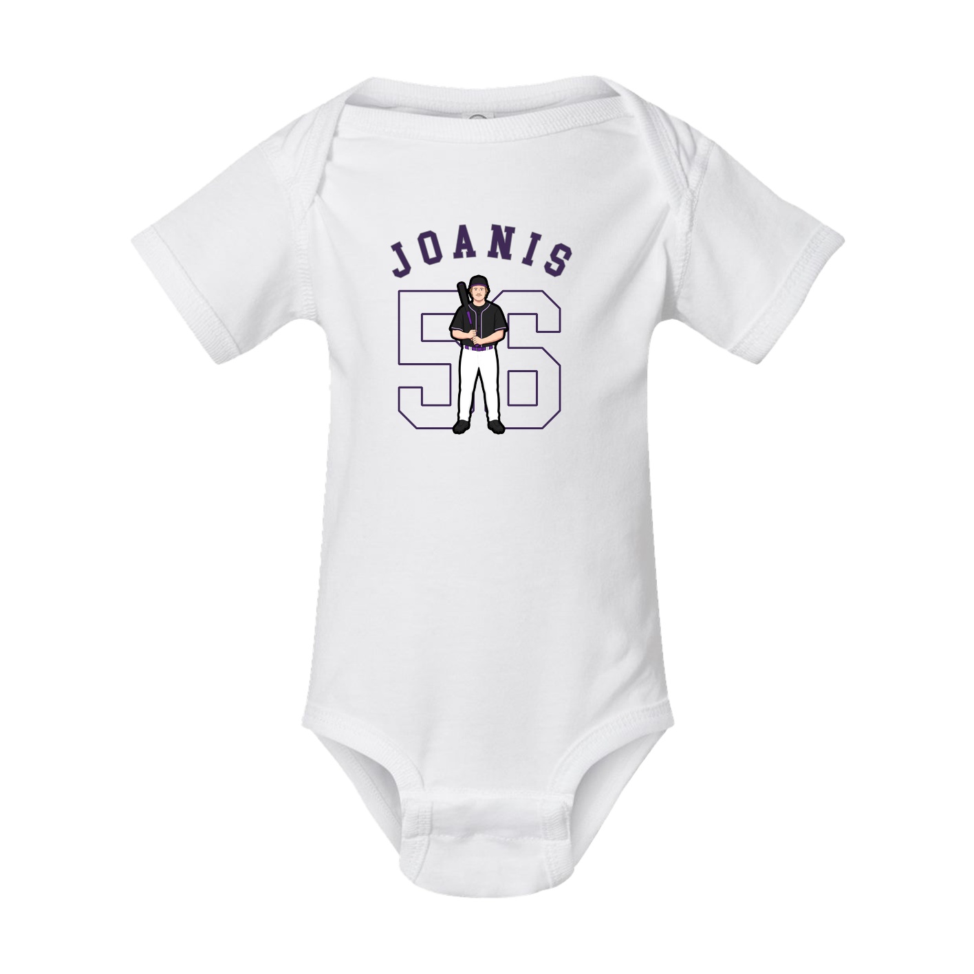 Baby Onesie — Shirsey Arch in White