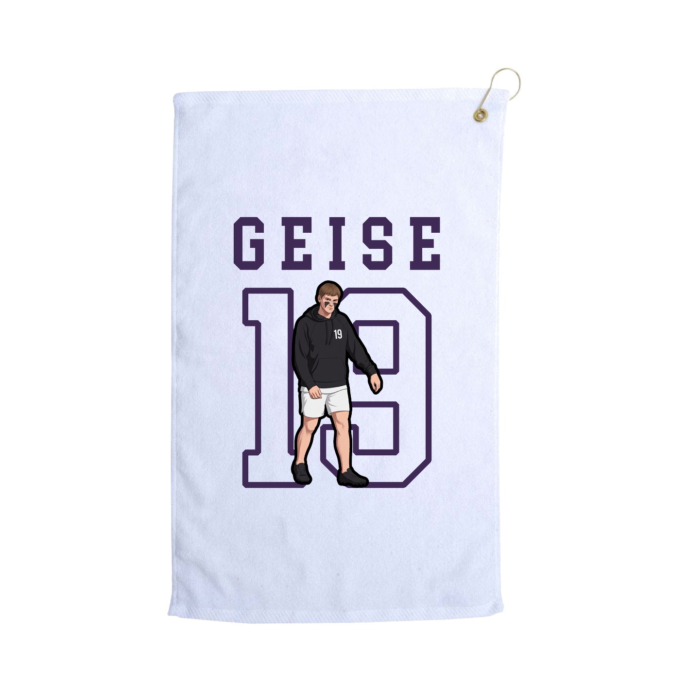 Golf Towel — Shirsey in White