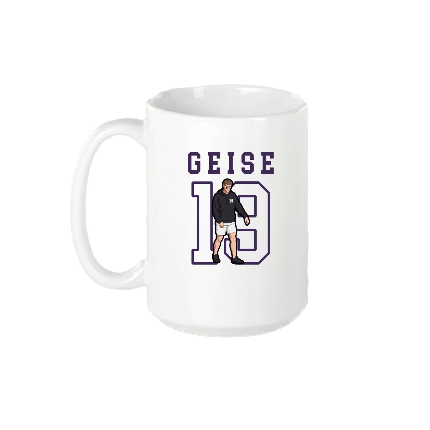 15oz Coffee Mug — Shirsey in White