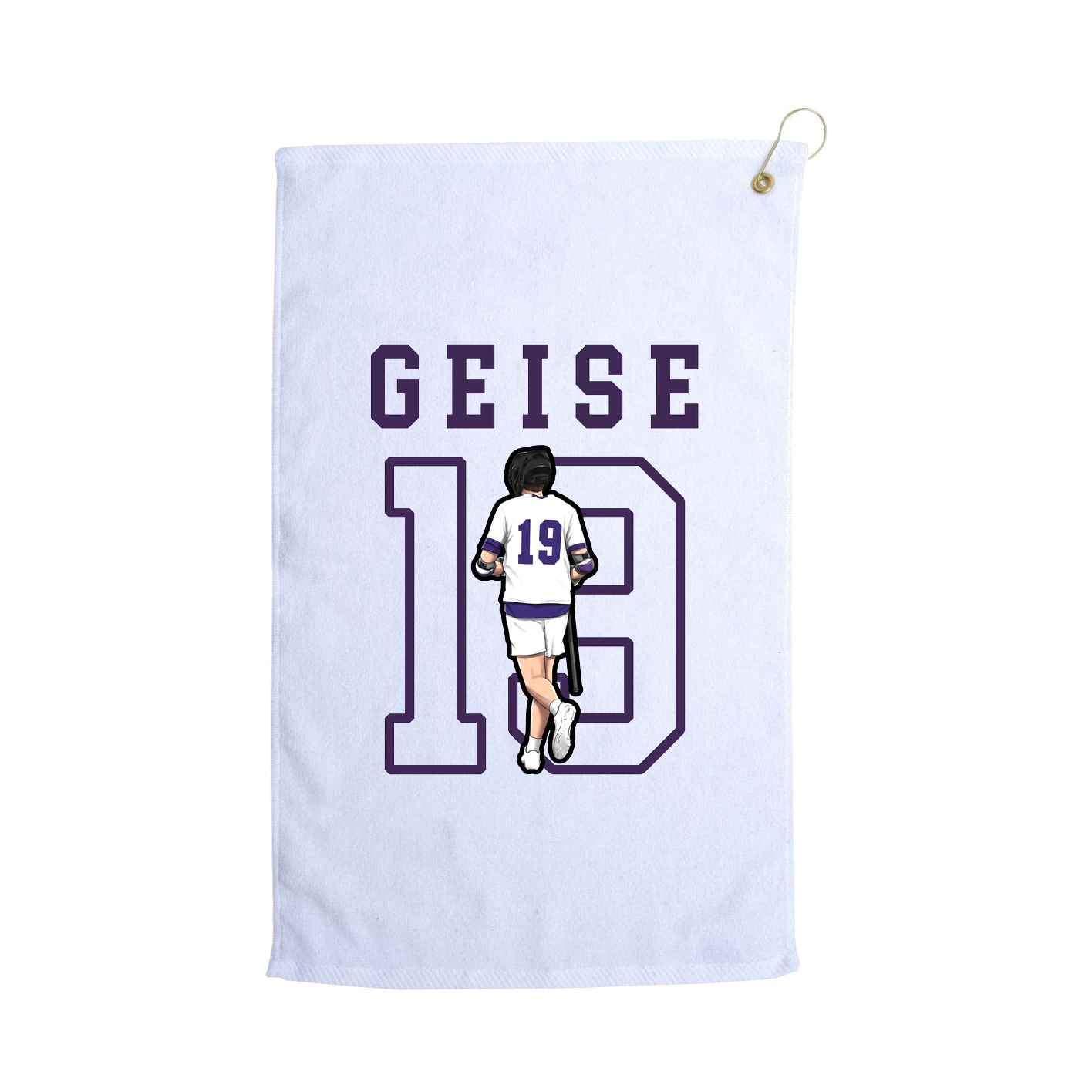 Golf Towel — Shirsey in White