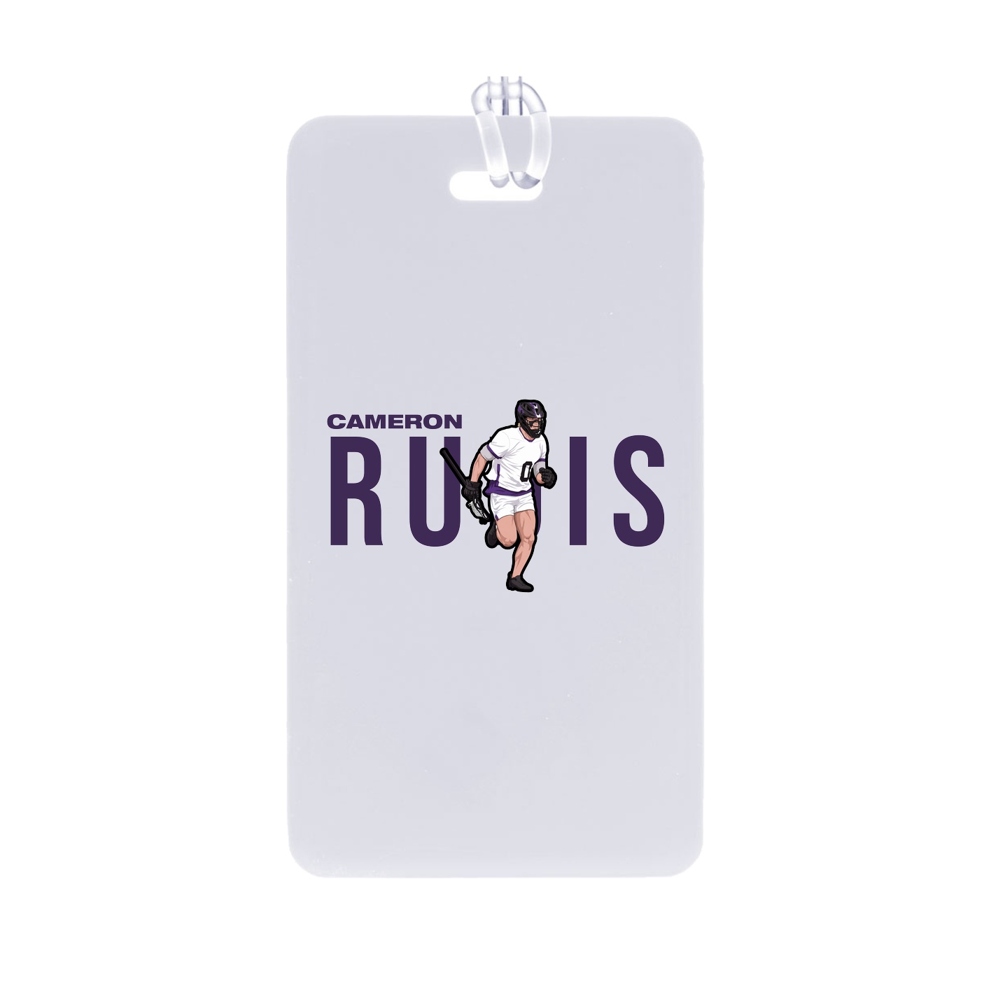 Bag Tag — Player Name in Classic