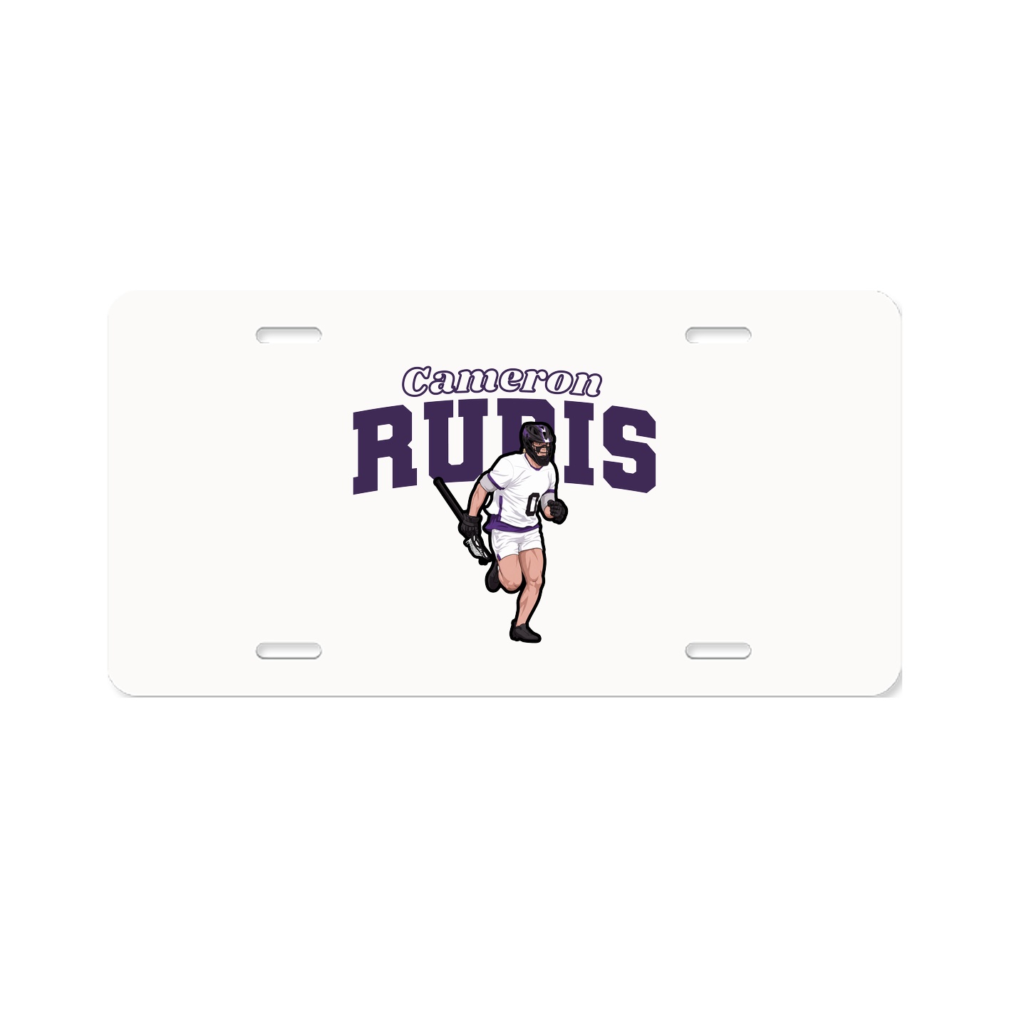 License Plate — Name Arch in Classic