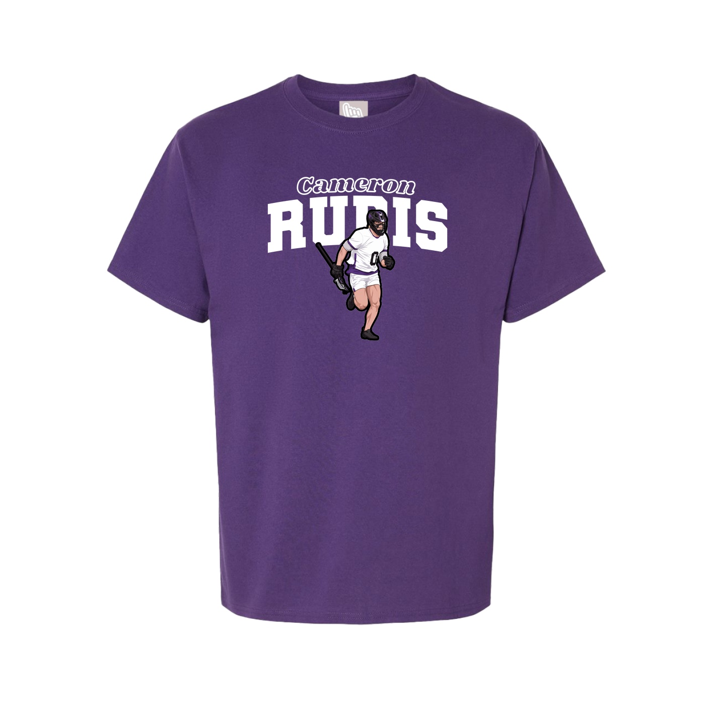 Youth Tee — Name Arch in Purple