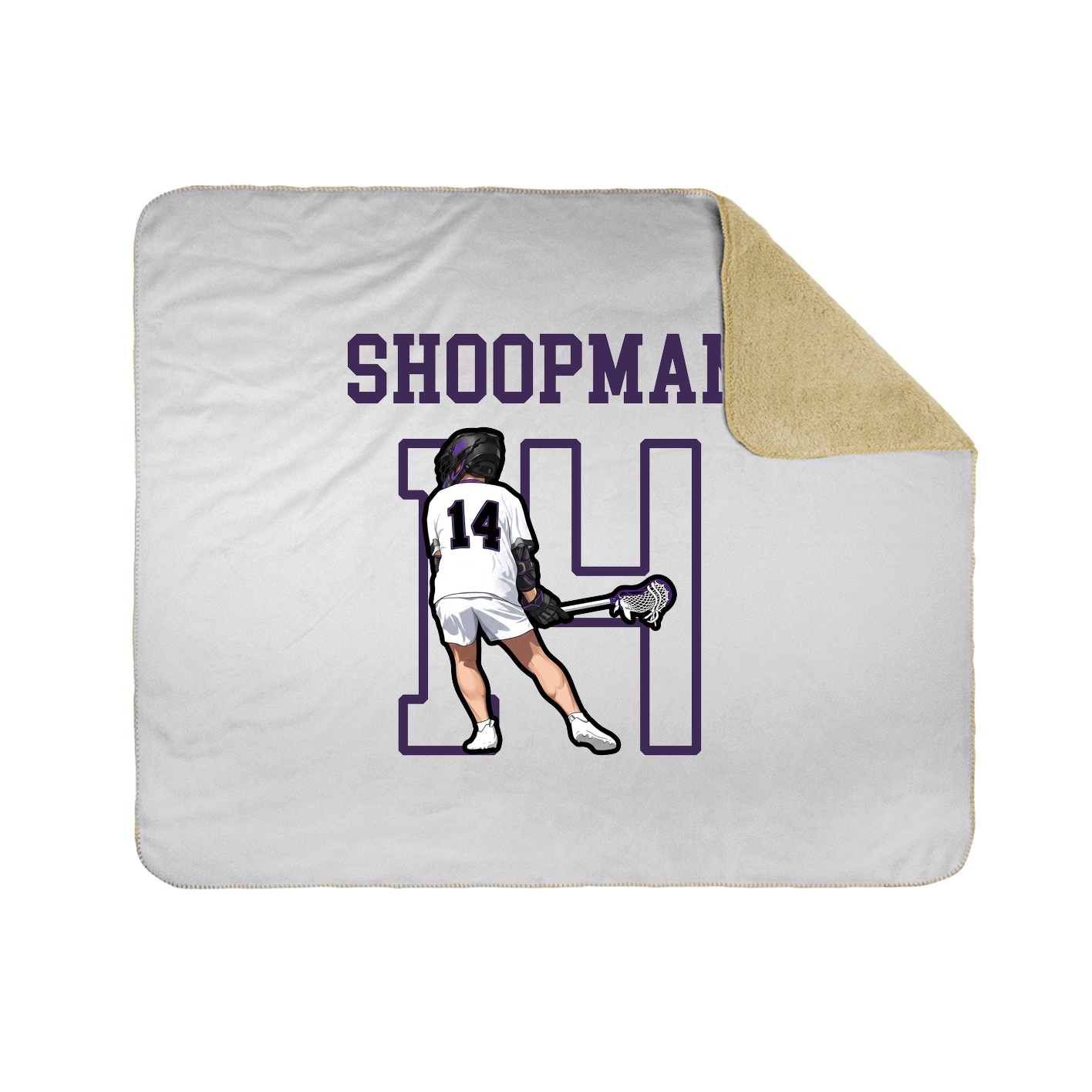 Throw Blanket — Shirsey in White