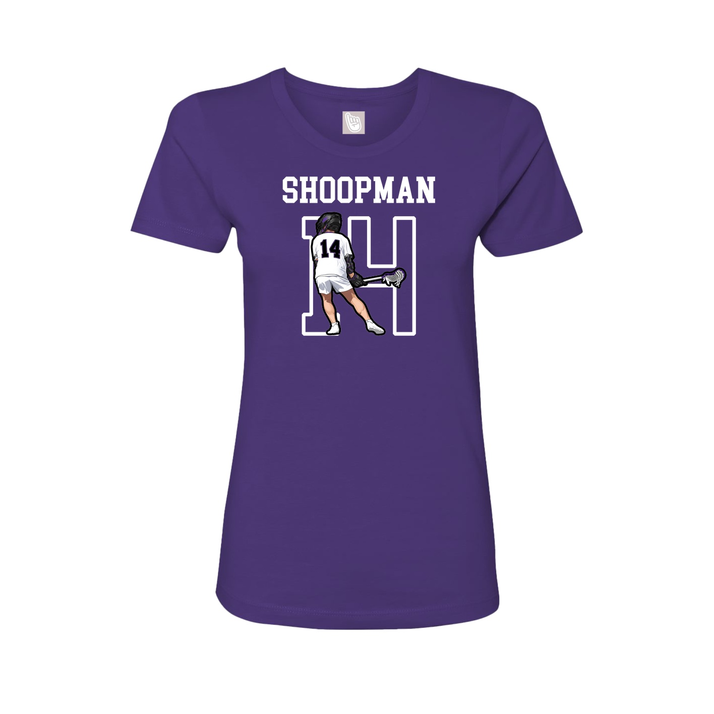 Fitted Women's Tee — Shirsey in Purple