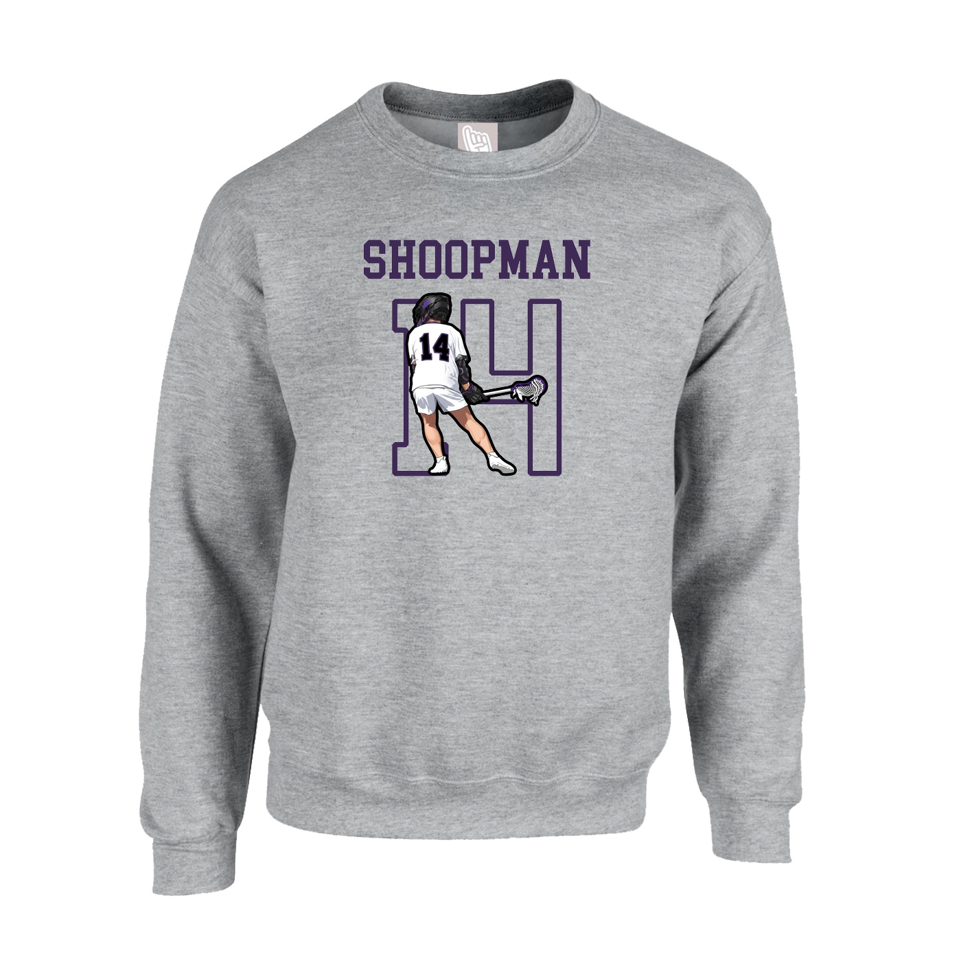 Fleece Crew — Shirsey in Grey