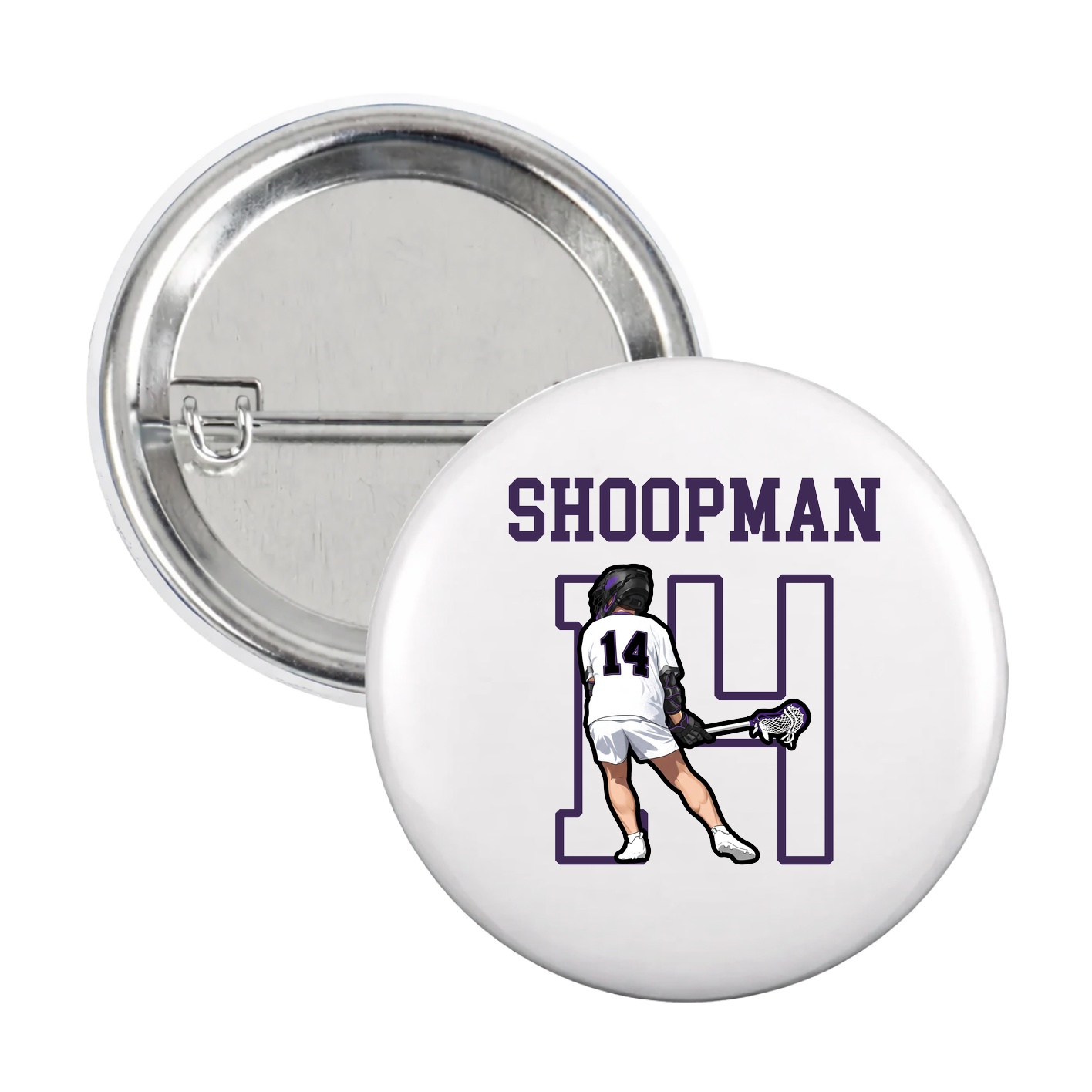 Game Day Button — Shirsey in White