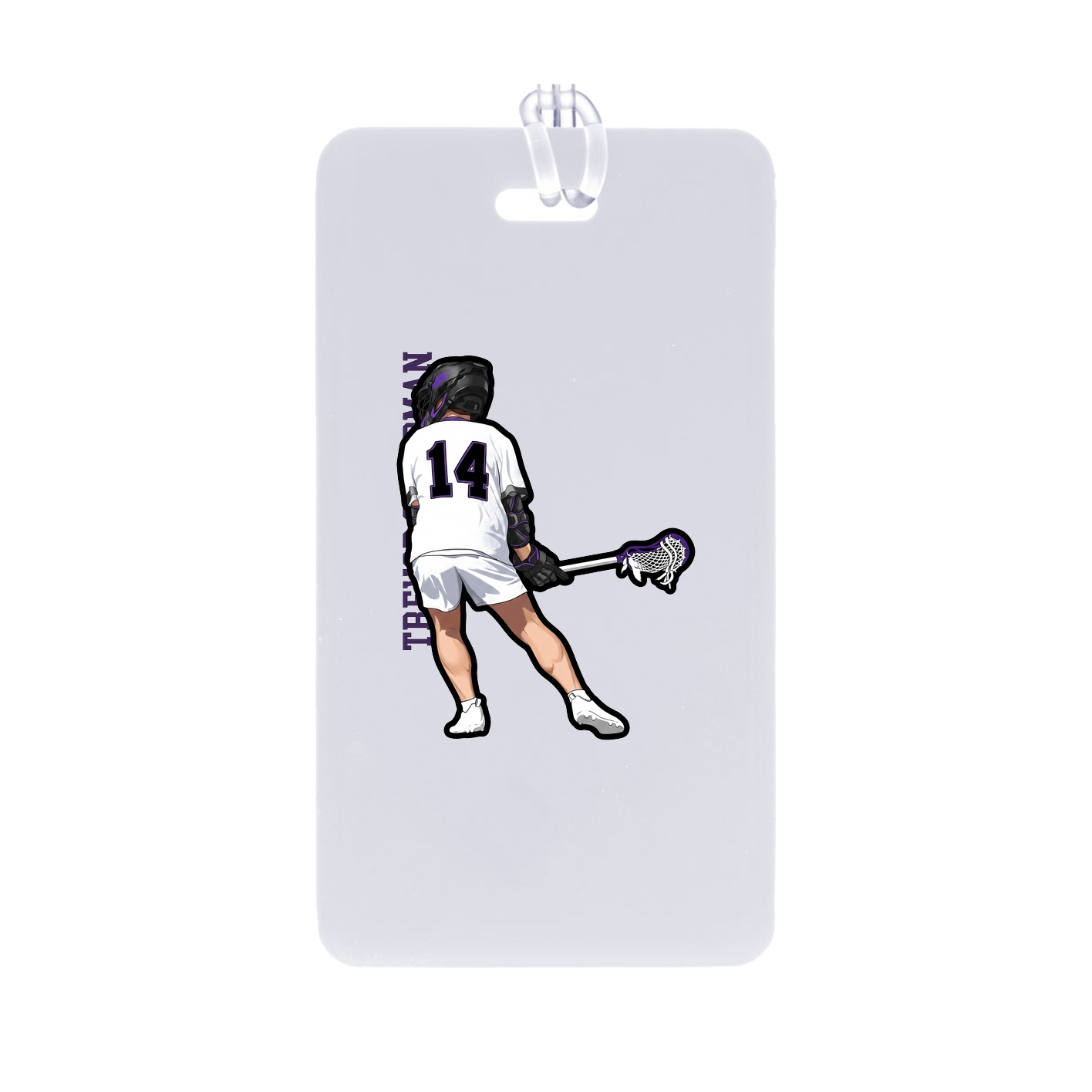 Bag Tag — Name Vertical in Classic