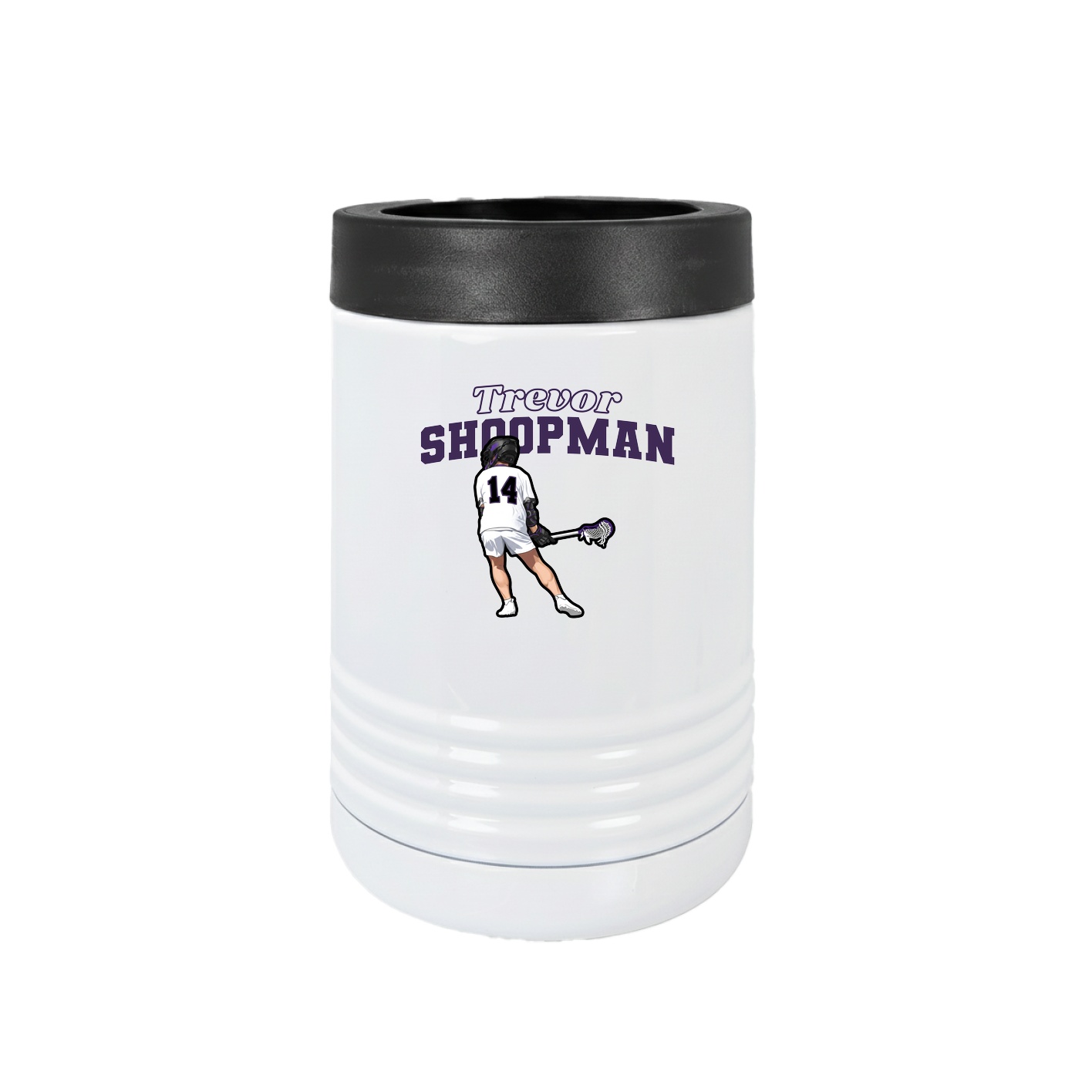 Beverage Holder — Name Arch in White