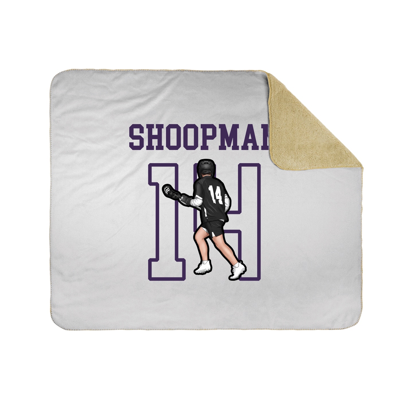 Throw Blanket — Shirsey in White
