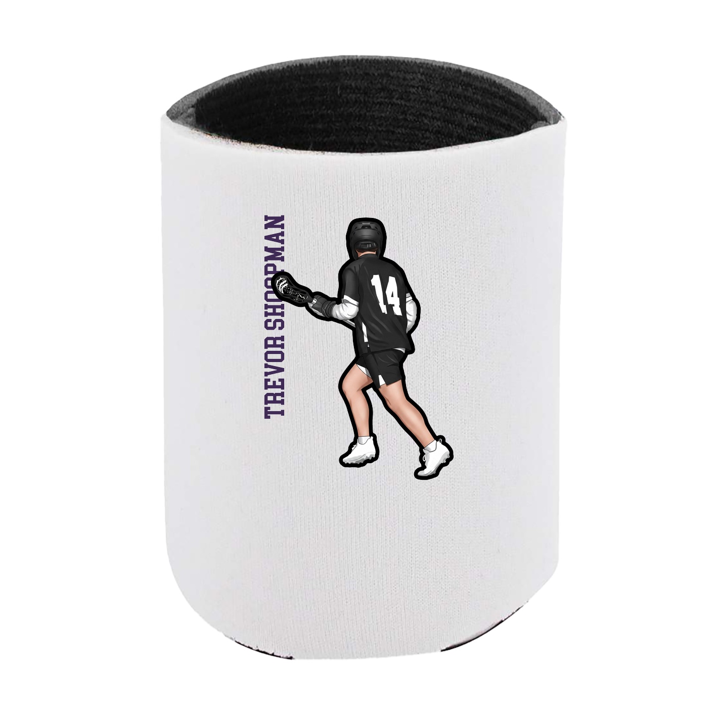 Can Holder — Name Vertical in White